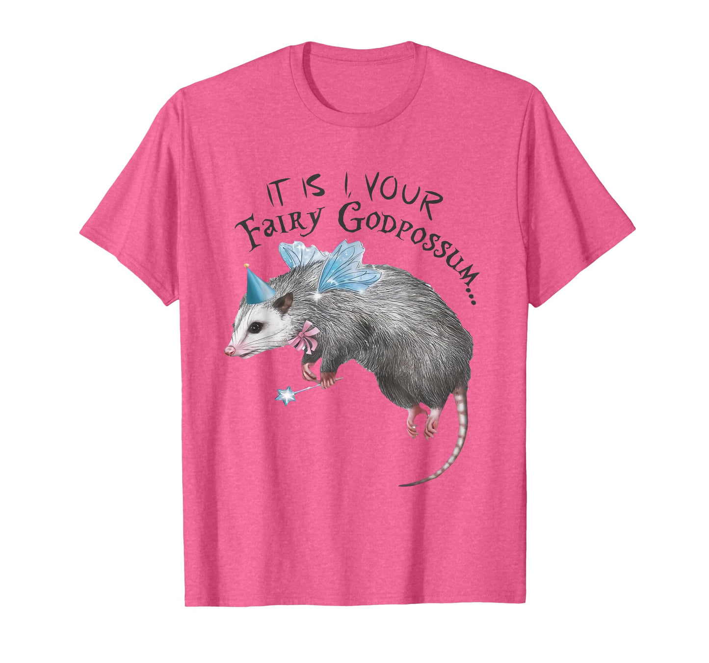 Funny Opossum It Is I Your Fairy Godpossum Women Girls T-Shirt