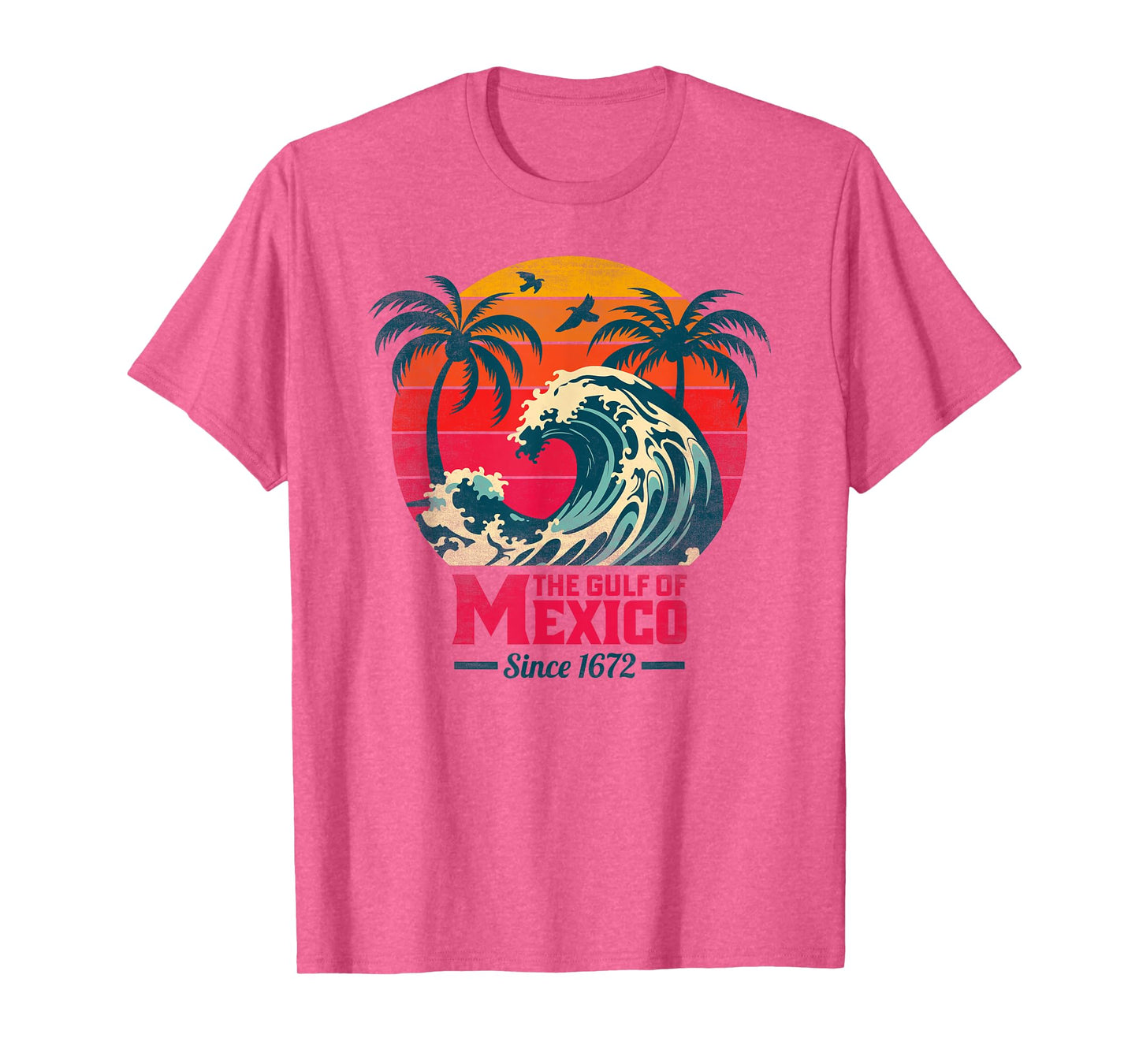 Gulf of Mexico 1672, Palms Summer Vacation T-Shirt