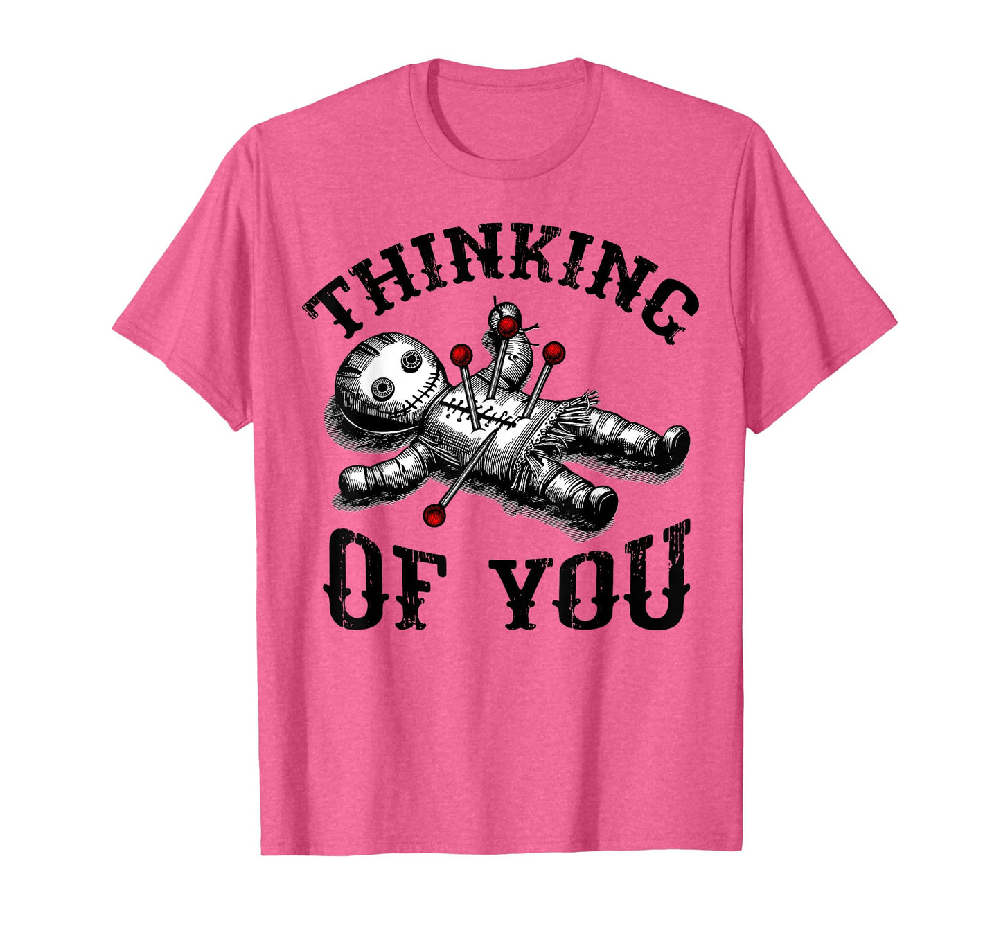 Voodoo Doll Thinking of You Funny Goth Halloween Costume T-Shirt