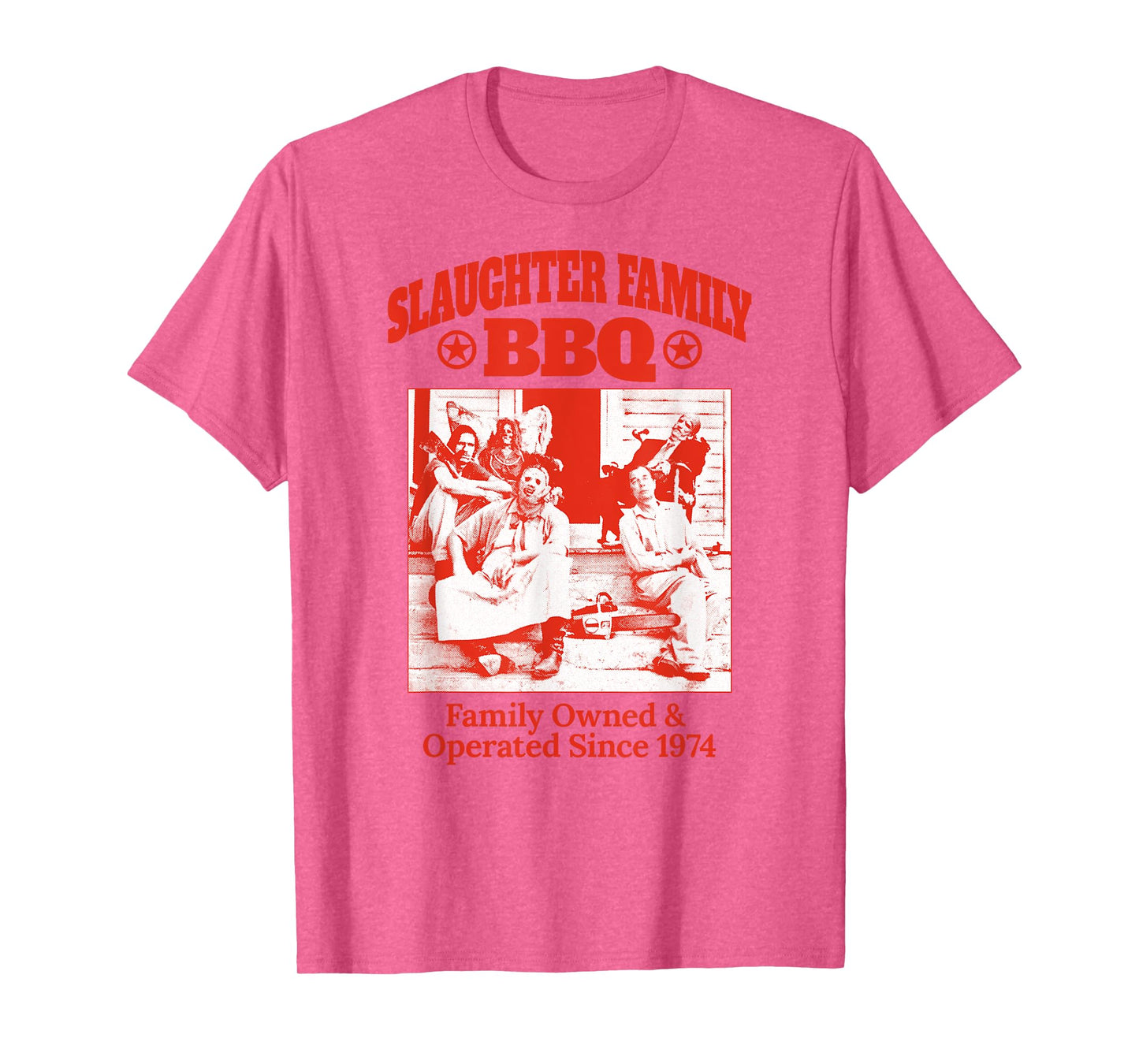 The Texas Chainsaw Massacre Front Back Slaughter Family BBQ T-Shirt