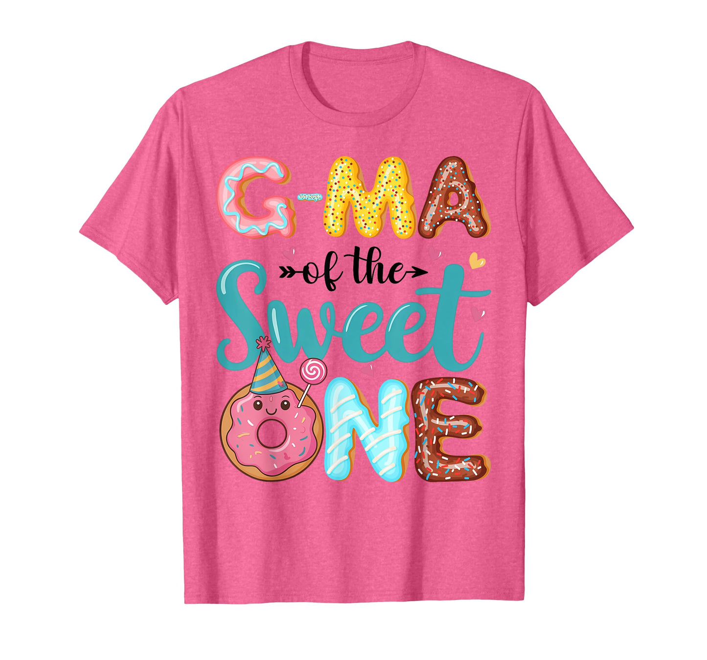 G-Ma Of The Sweet One 1st Birthday Girl Donut Party T-Shirt