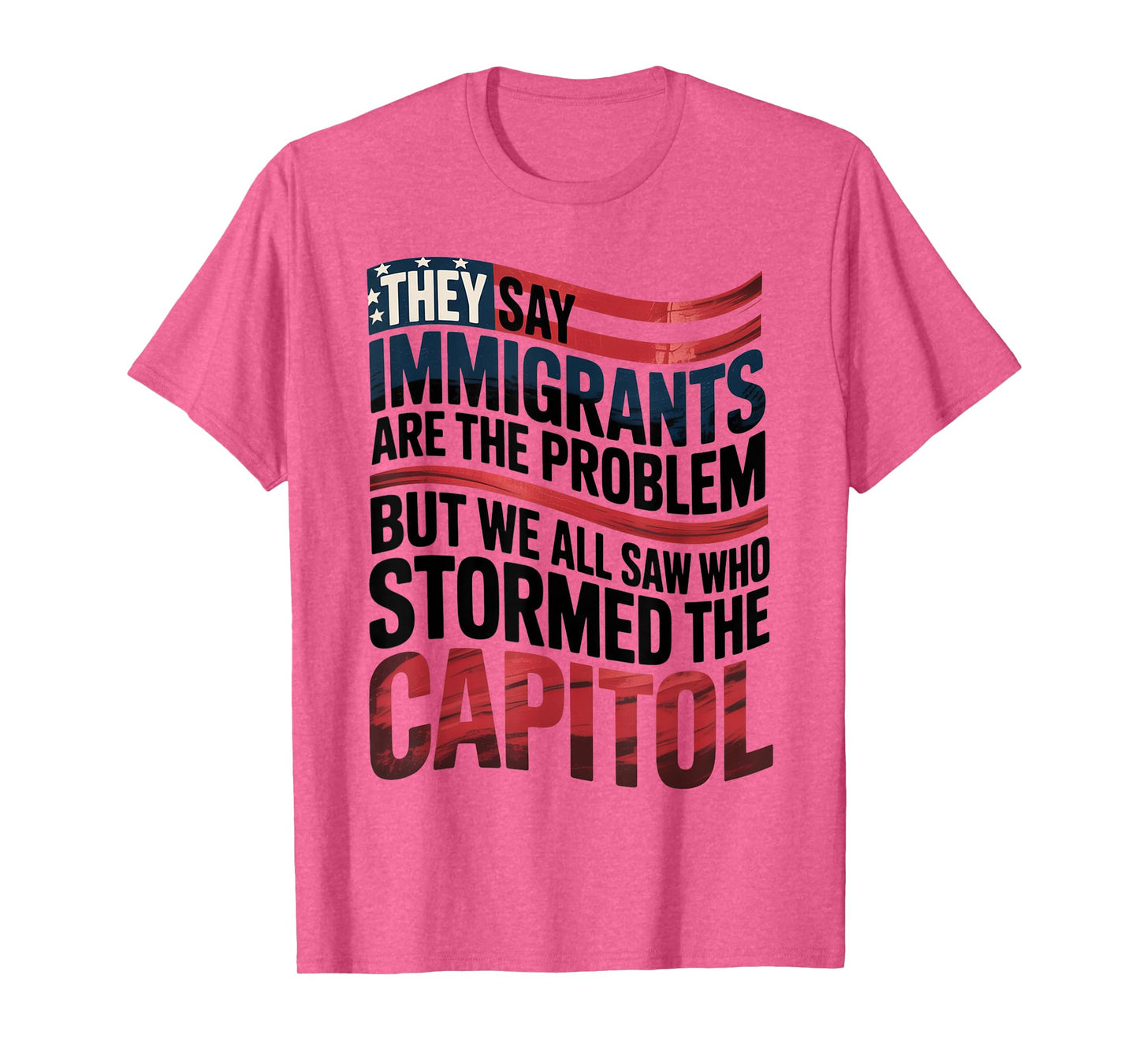 They Say Immigrants Are The Problem But We All Saw Stormed T-Shirt