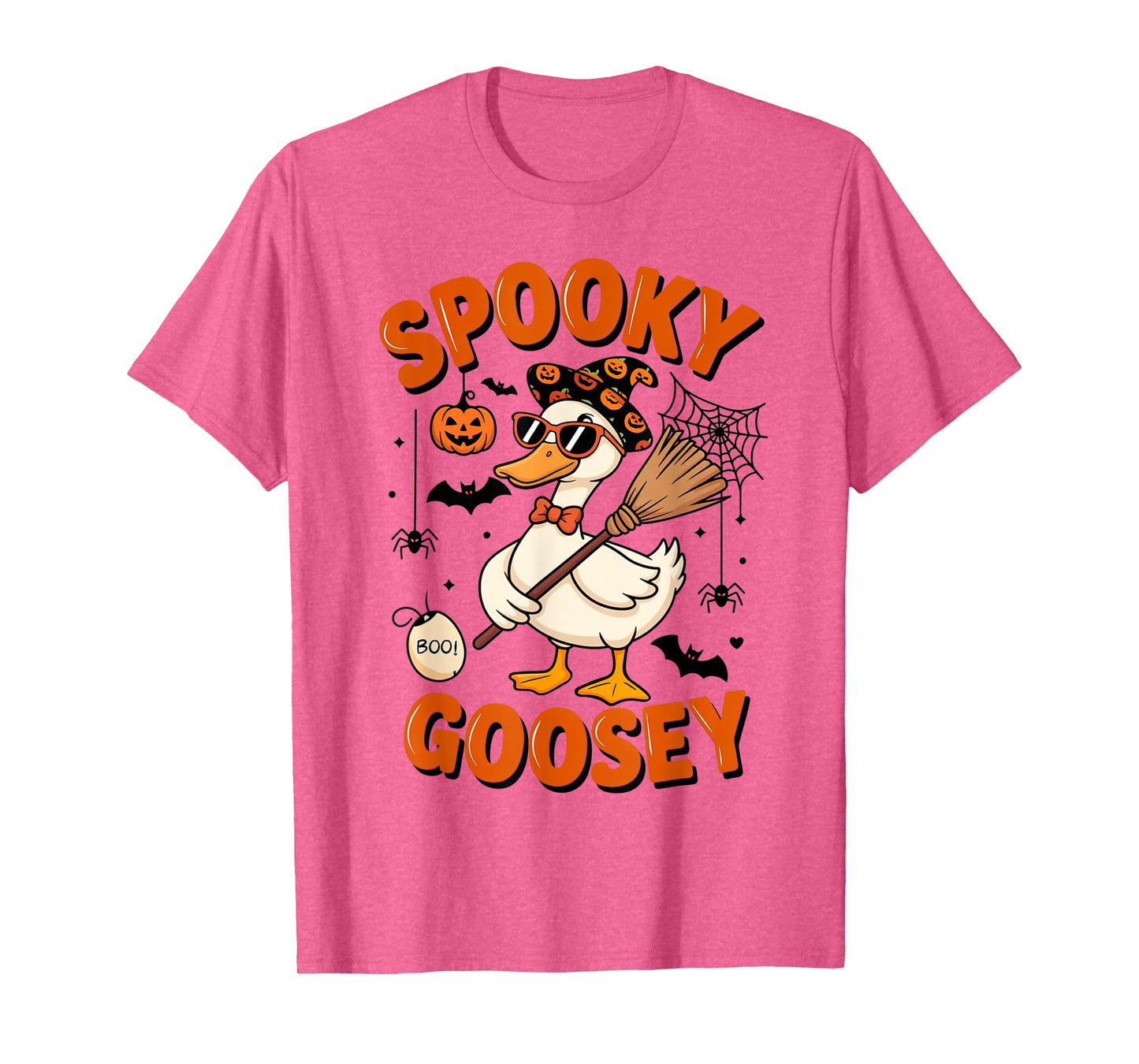 Spooky Goosey Goose Witch Spooky Silly Goose On The Loose T-Shirt