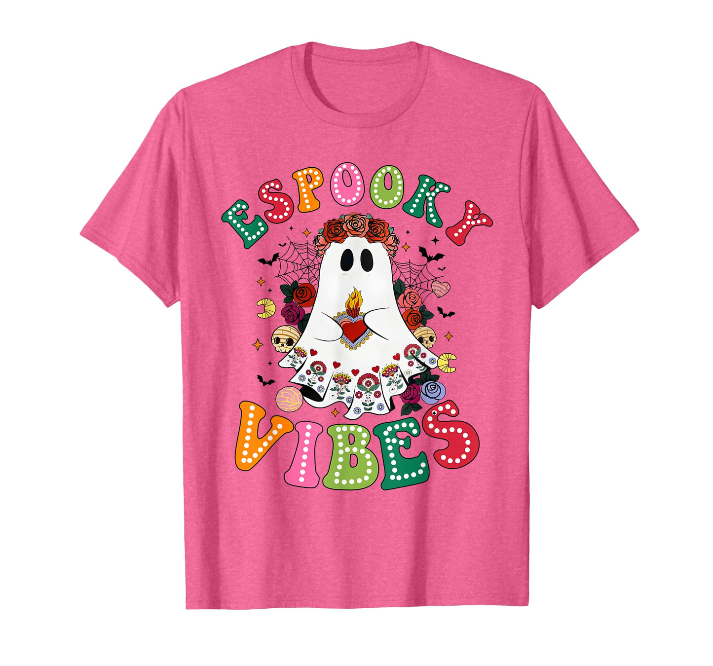 Espooky Vibes Spanish Mexican Teacher Boo Halloween T-Shirt
