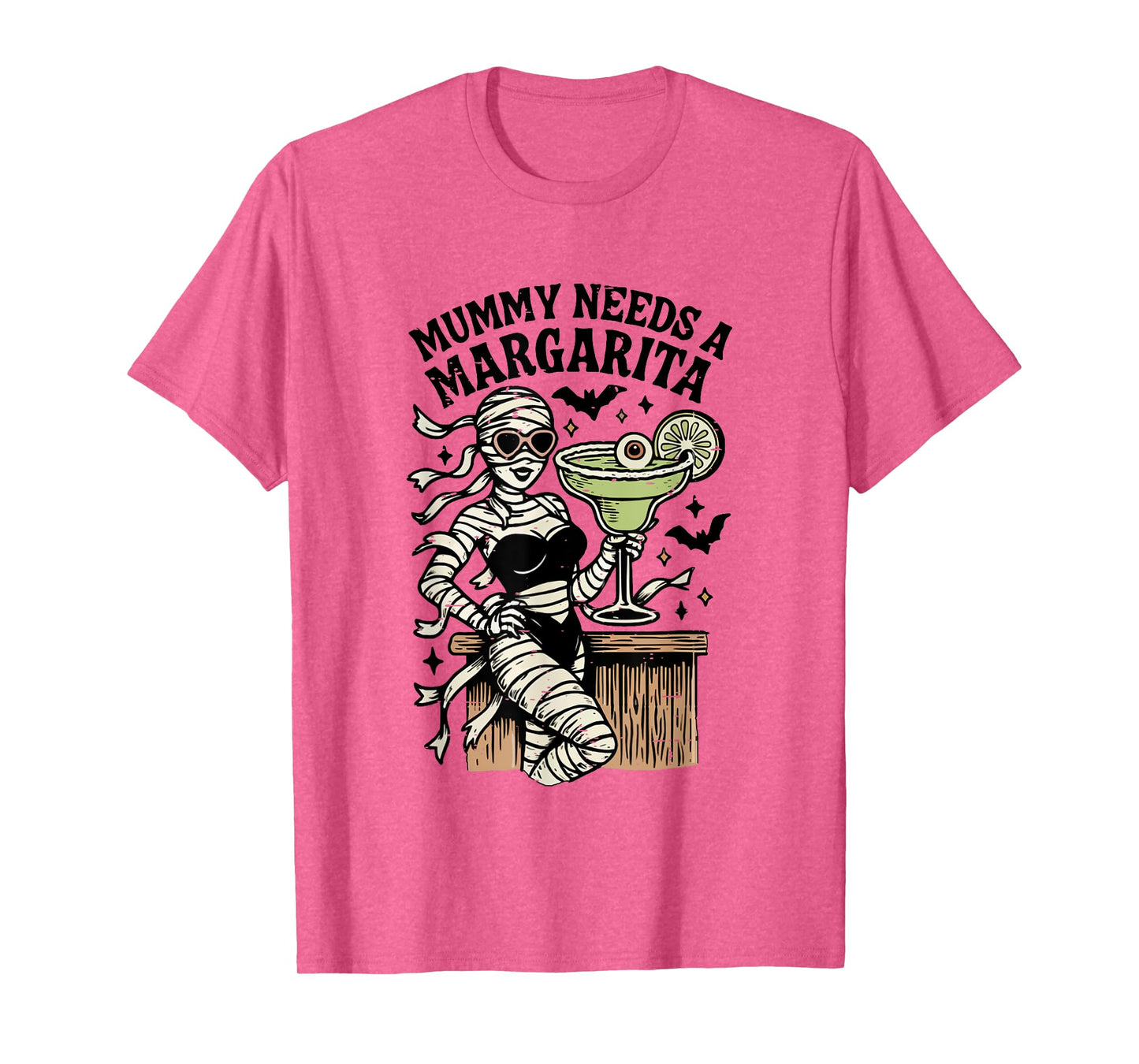Mummy Needs A Margarita Summer Girly Summerween Halloween T-Shirt