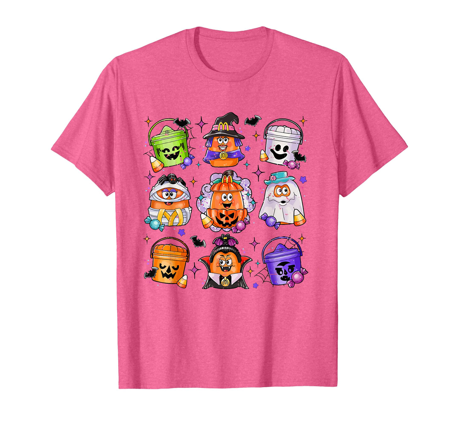 Vintage Funny Halloween Pumpkin Spooky Nuggets Chicken Cute T-Shirt