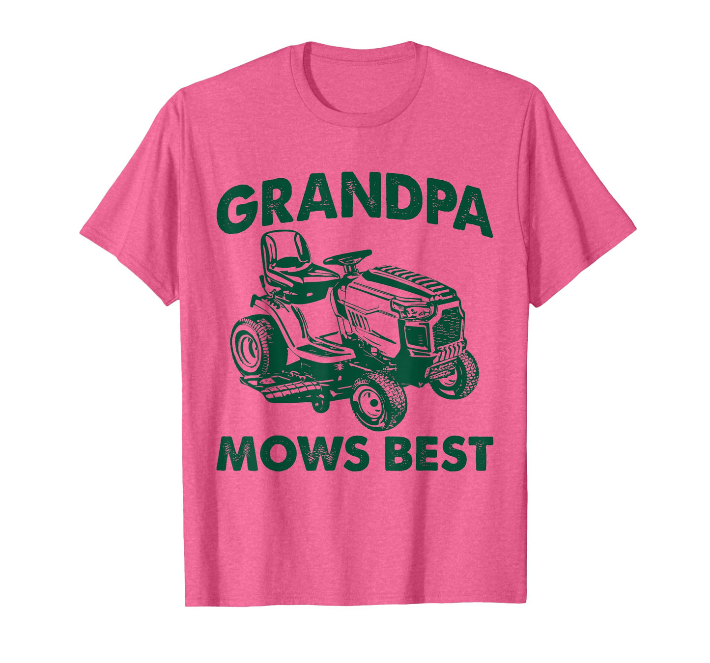 Grandpa Mows Best Best Lawn Mowing Mowing Gardener Father's T-Shirt