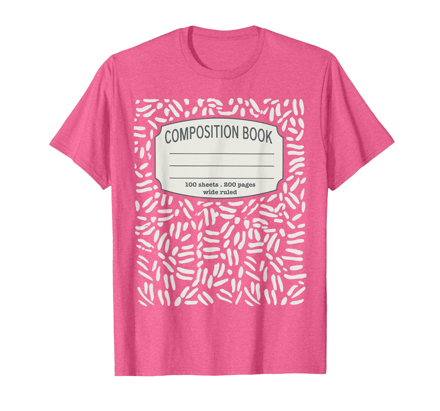 Composition Notebook Costume - Matching Group Halloween T-Shirt