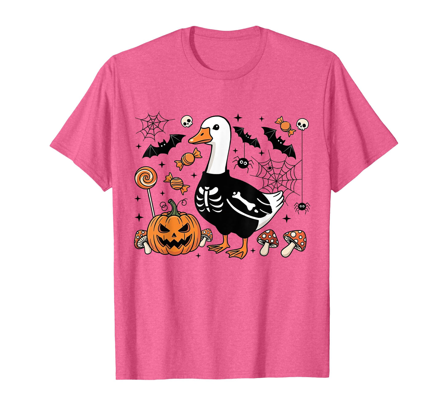 Halloween Silly-Goose Spooky Season Honking Jack-O-Lantern T-Shirt
