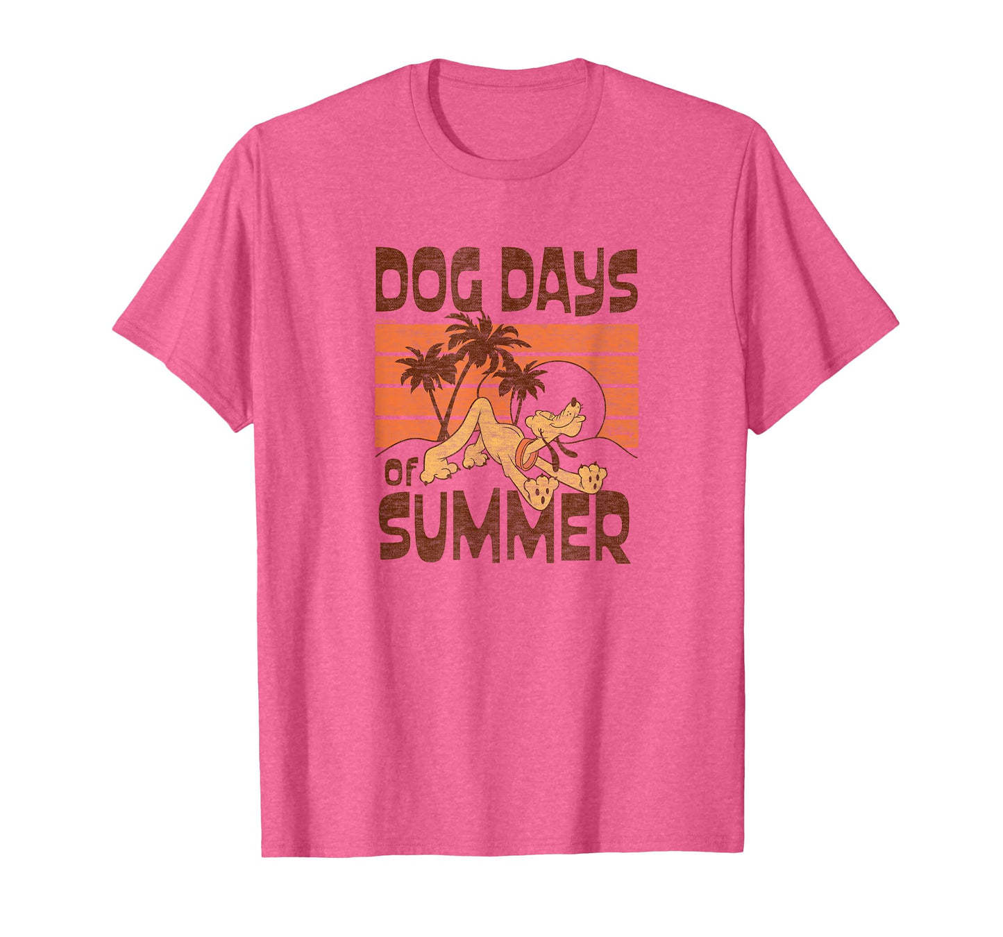Disney - Dog Days of Summer Pluto Men Women Girls Kids T-Shirt