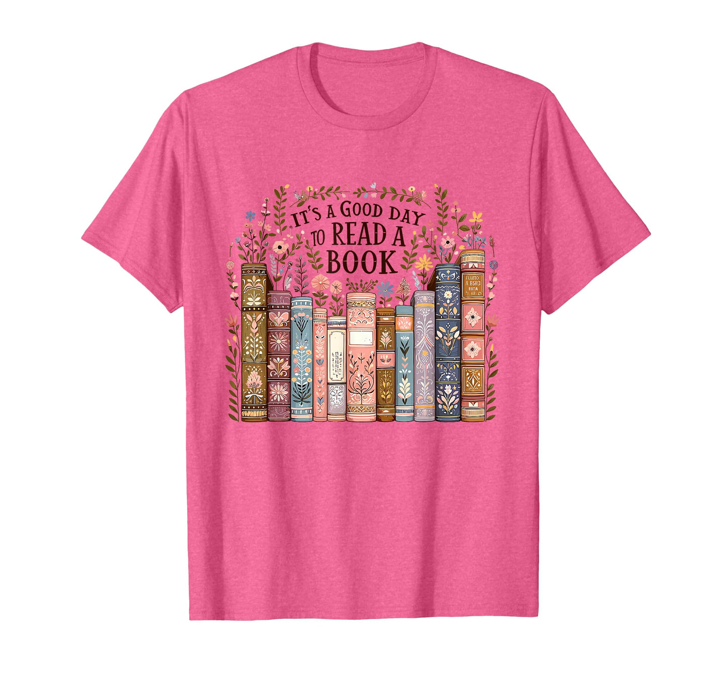 It’s A Good Day To Read A Book Lovers Library Reading Women T-Shirt