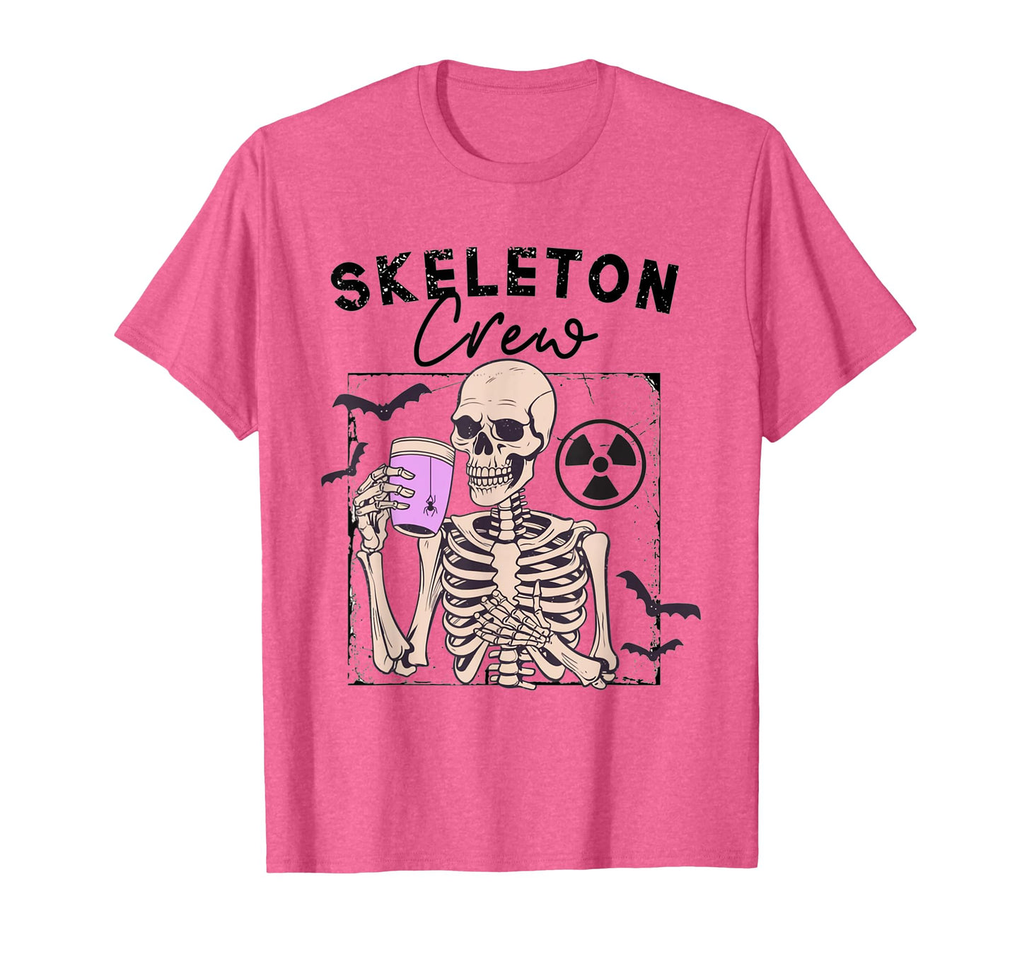 Radiology Halloween Xray Tech Skeleton Coffee Crew CT Tech T-Shirt