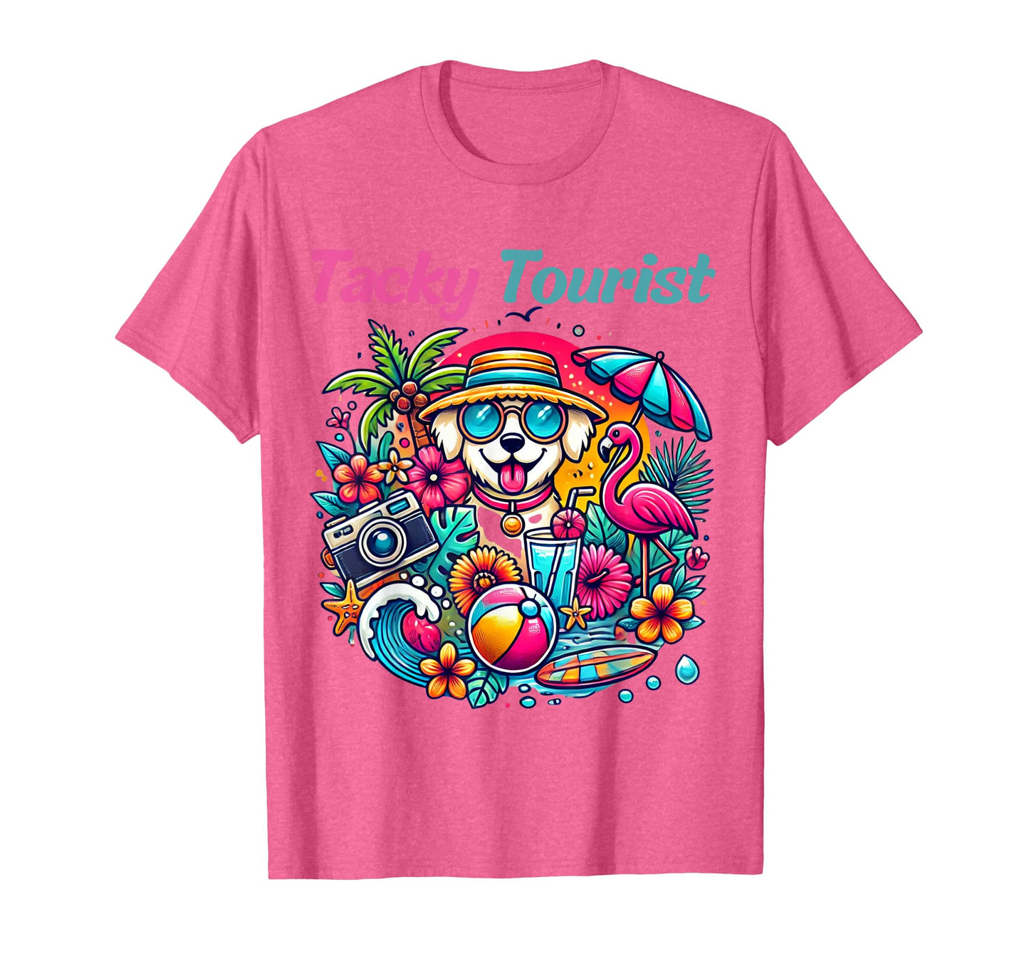 Vacay Tacky Tourist Outfit Wacky Cruise Costume Idea Tacky T-Shirt