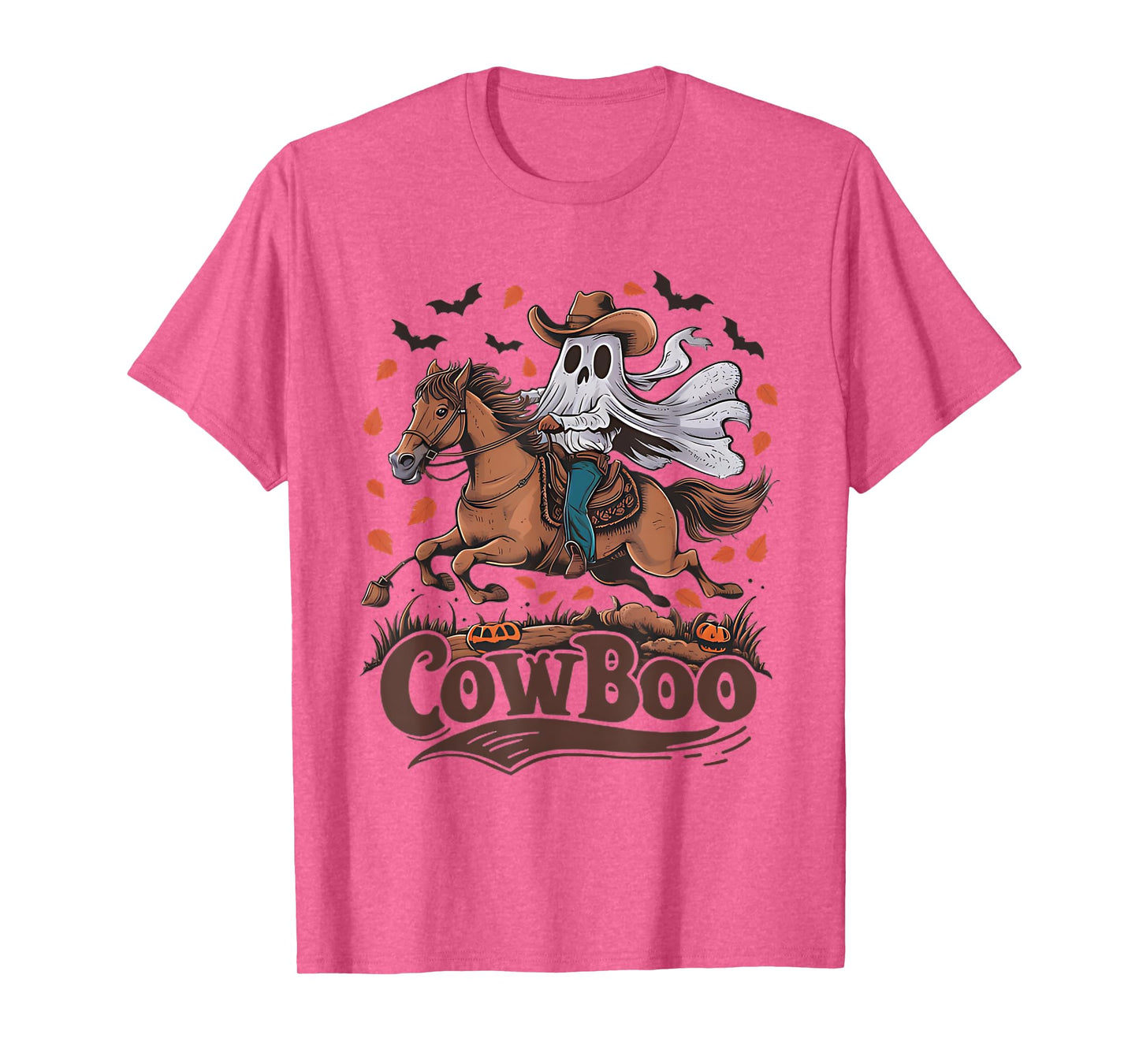 Fun Cowboo Ghost Riding Horse Western Cowboy Ghost Halloween T-Shirt