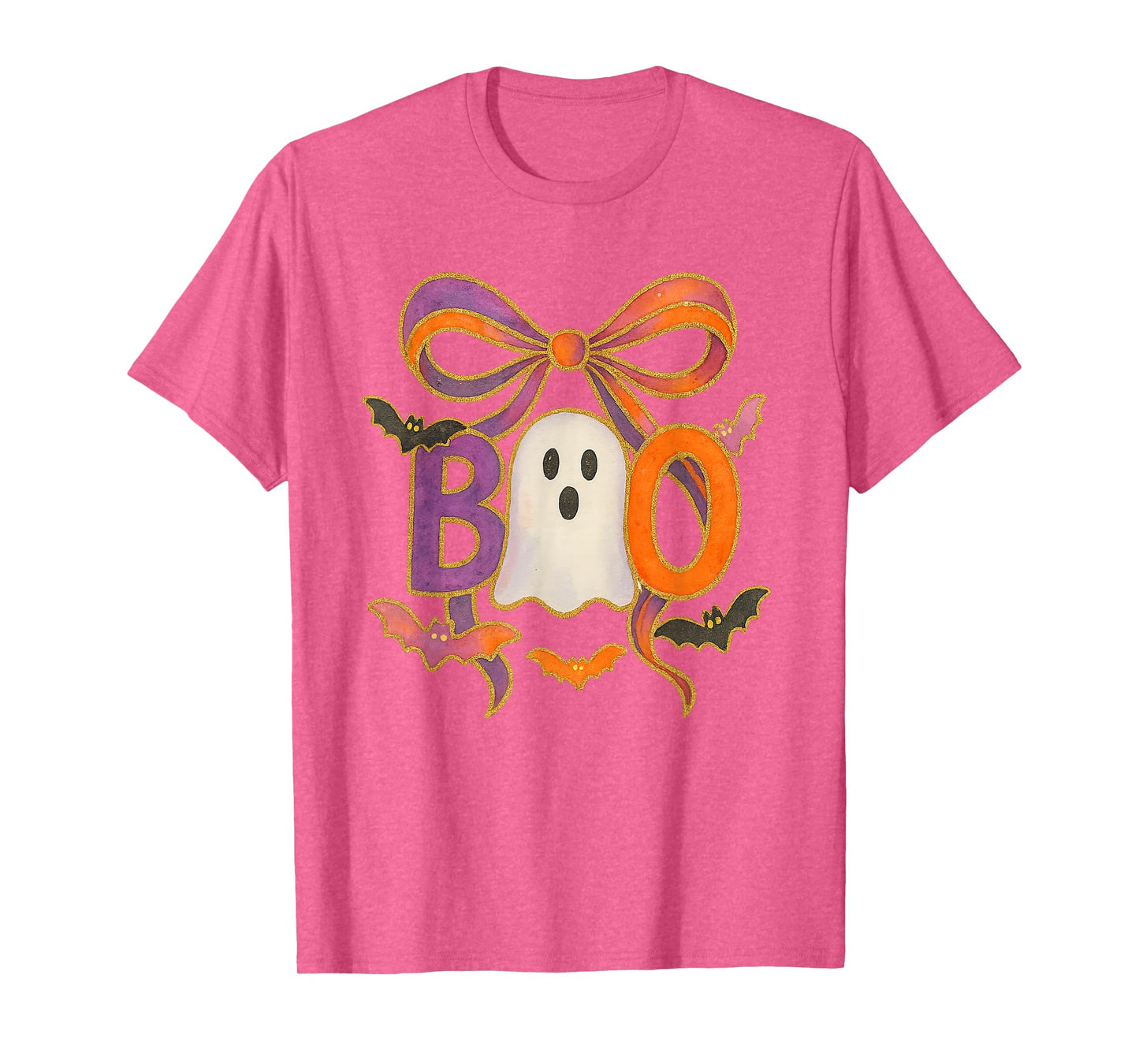Coquette Boo Cute Ghost Spooky Funny Halloween Men Women Kid T-Shirt