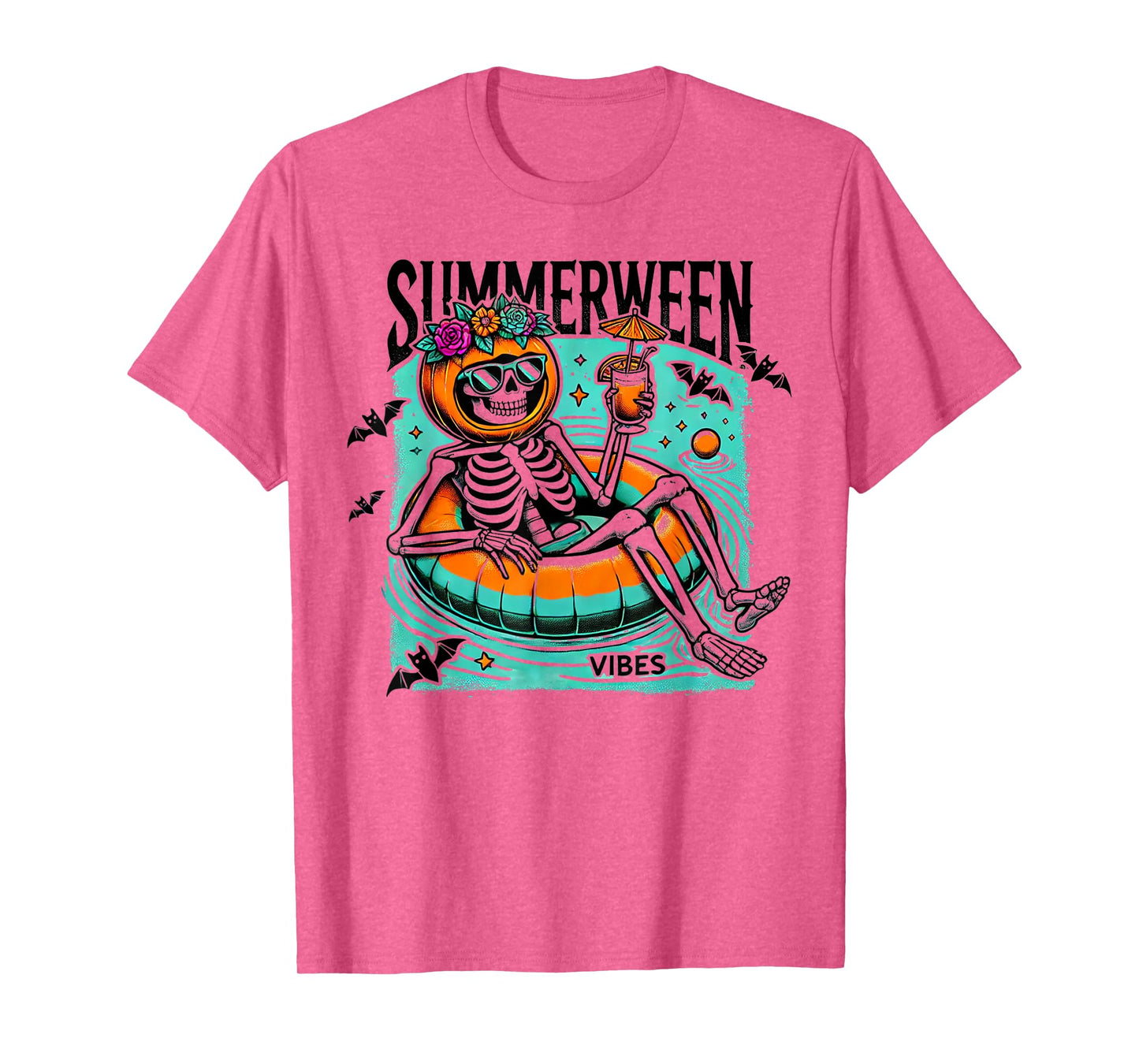 Summerween Vibes - Halloween Summer Fun T-Shirt