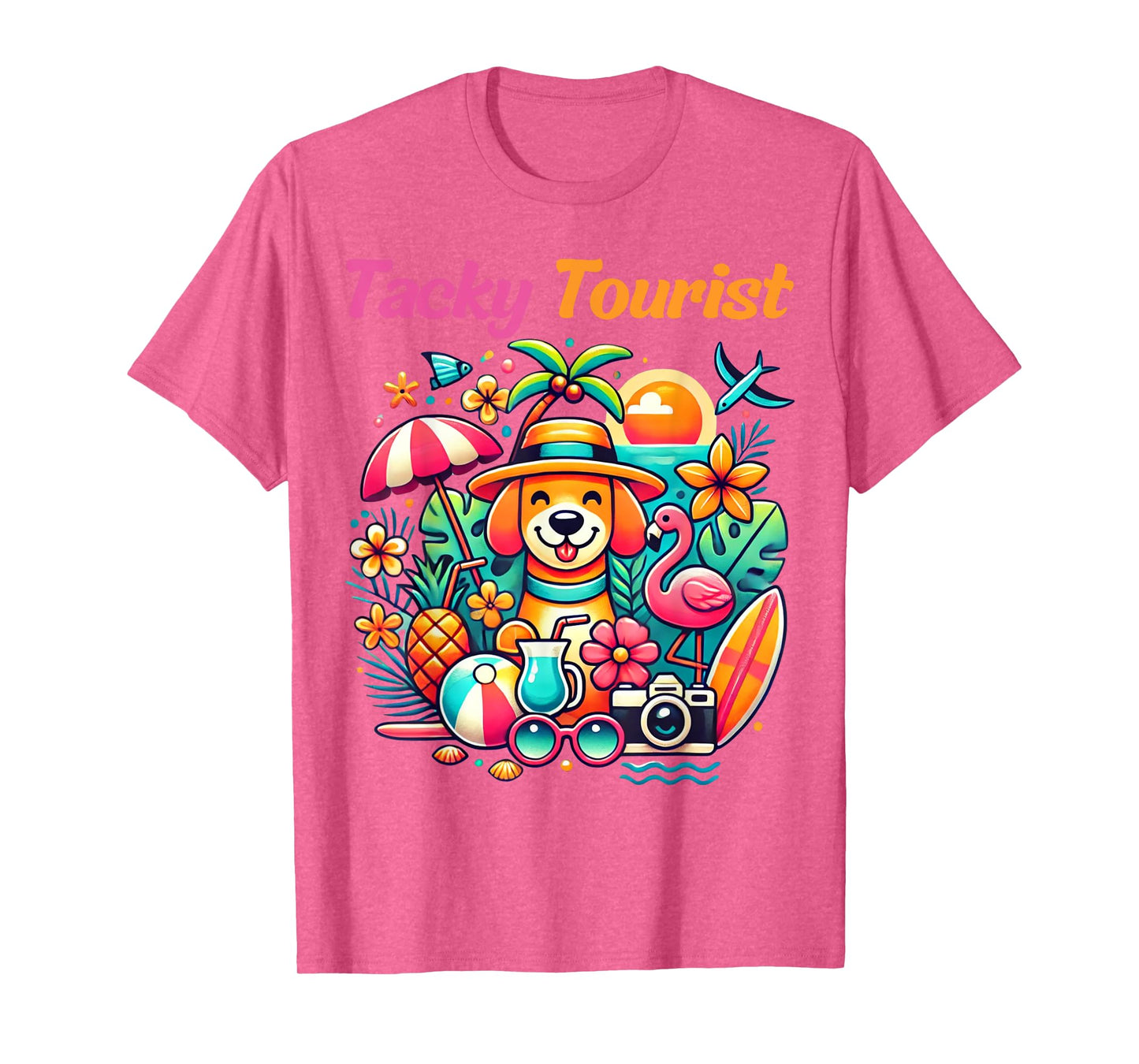 Vacay Tacky Tourist Outfit Wacky Cruise Costume Idea Tacky T-Shirt