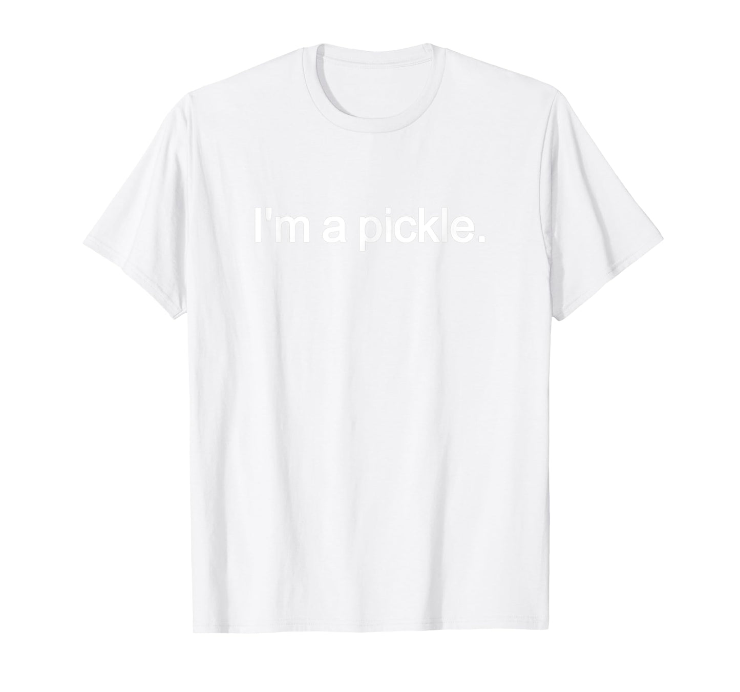 I'm A Pickle Costume Lazy Halloween Costume T-Shirt