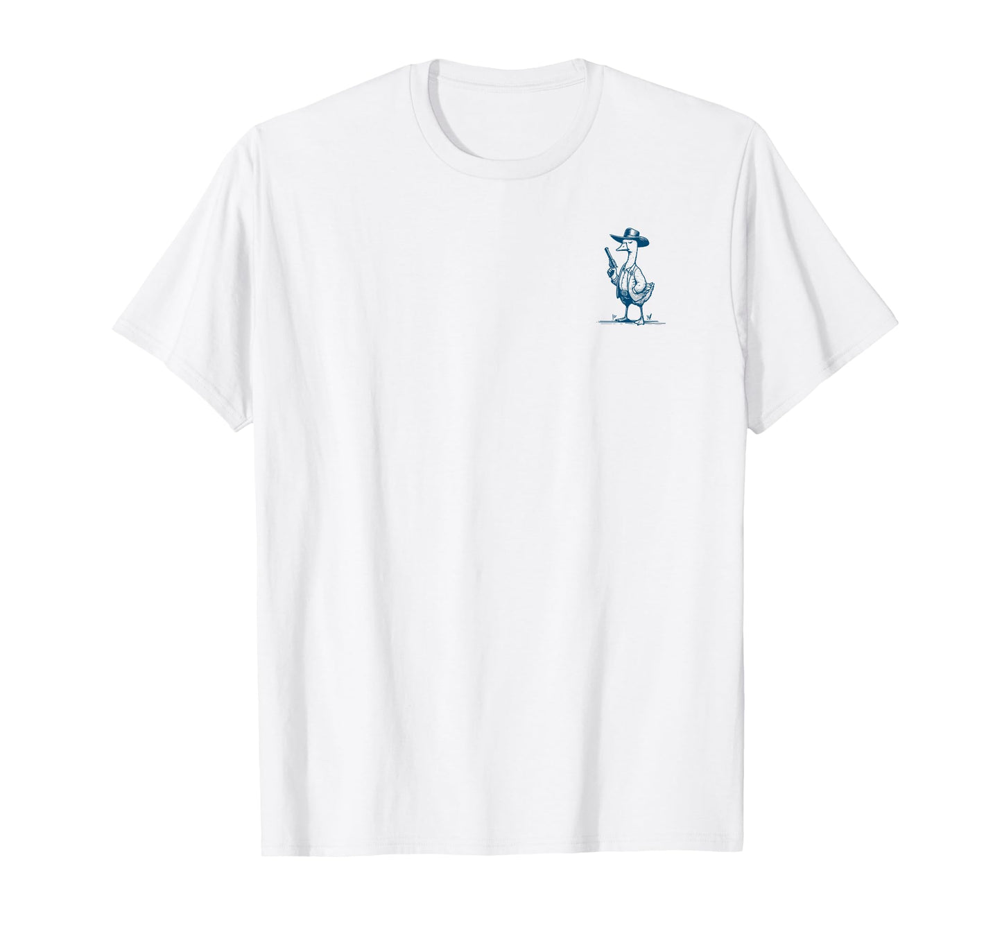 Today I'm A Serious Goose Funny Cowboy Goose T-Shirt