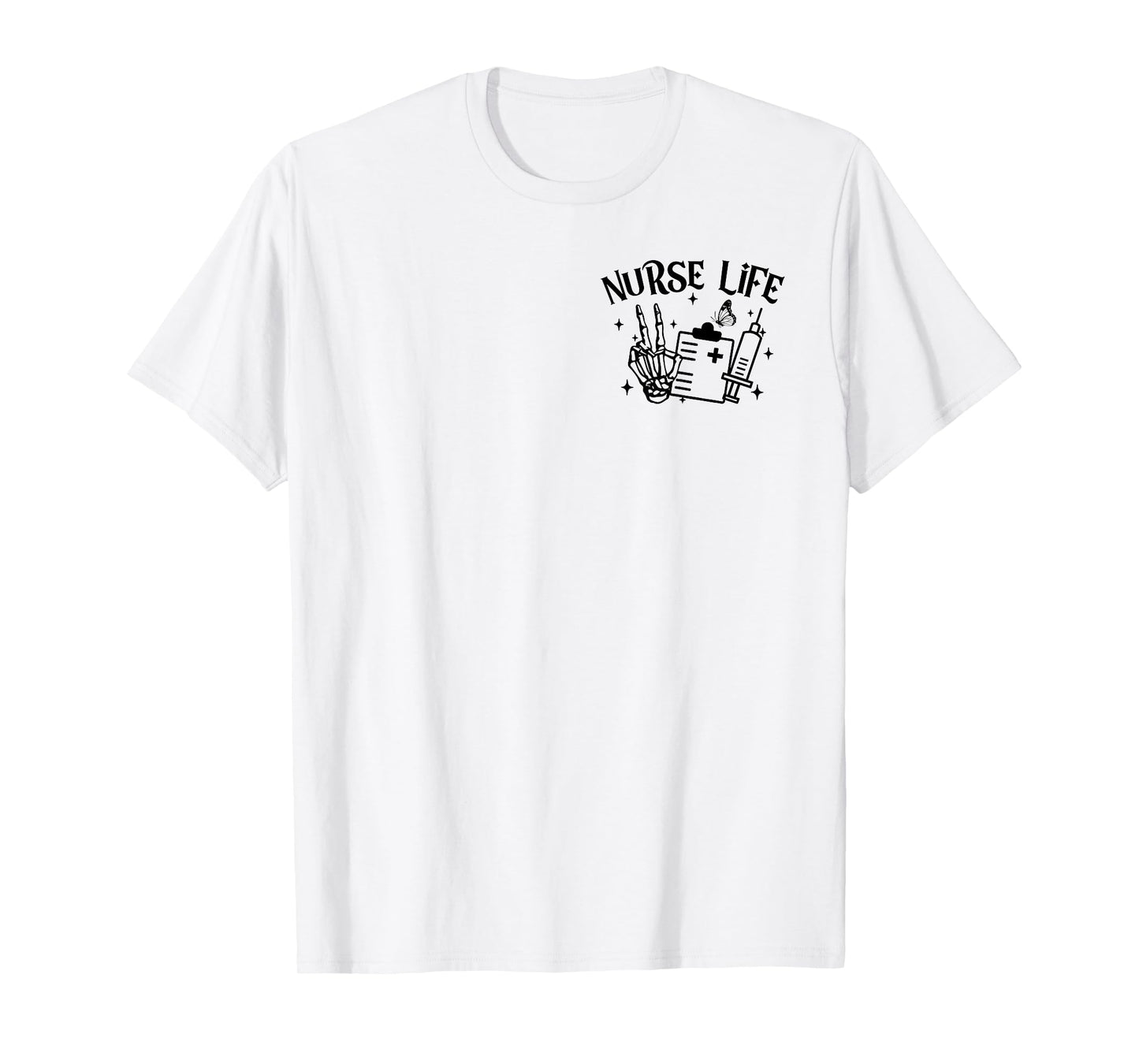 Some Days I Rock It Some Days It Rock Me Skeleton Nurse Life T-Shirt