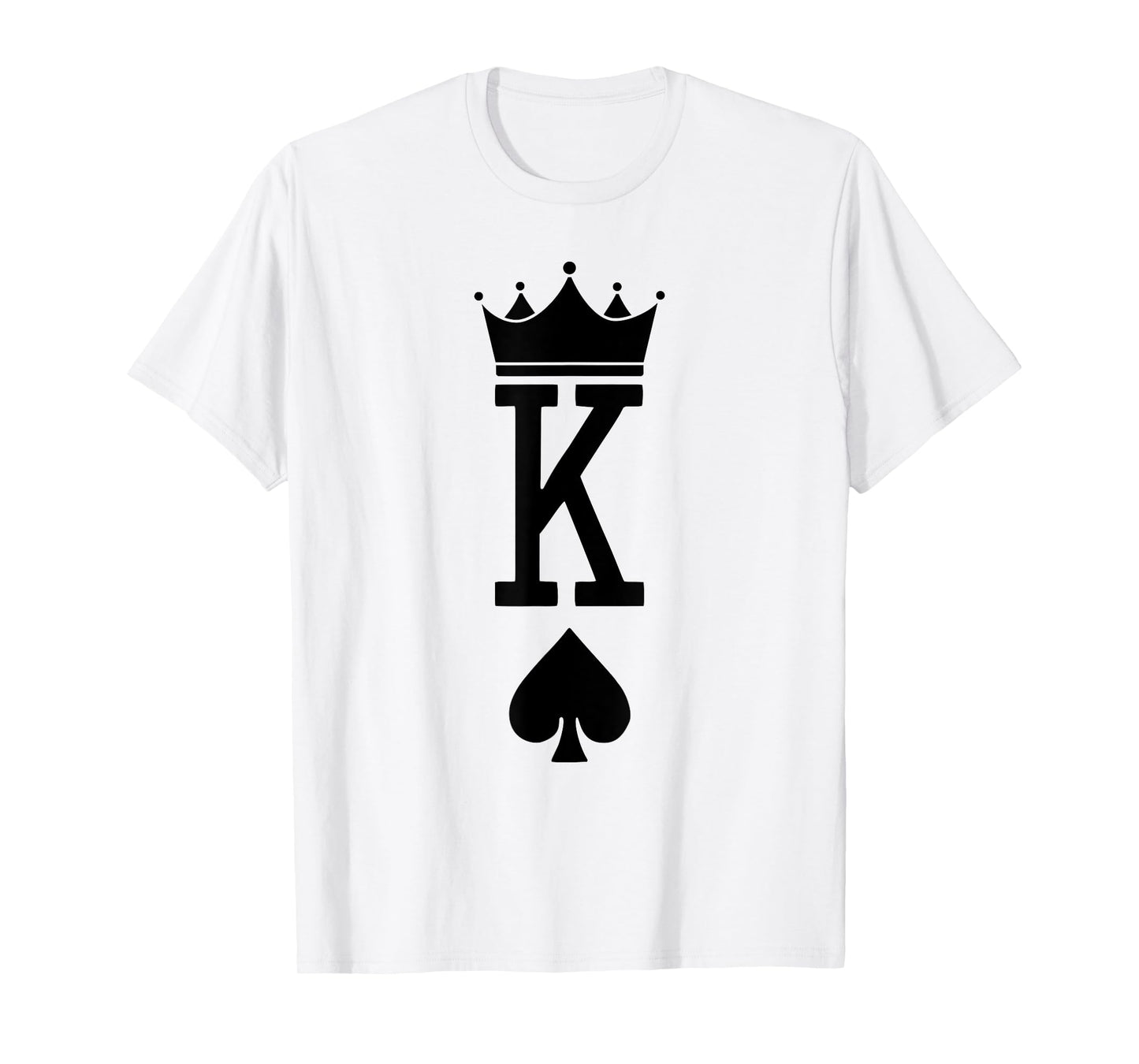 Mens King Spades Card Game Lover Dice Games Lover Card Symbols T-Shirt