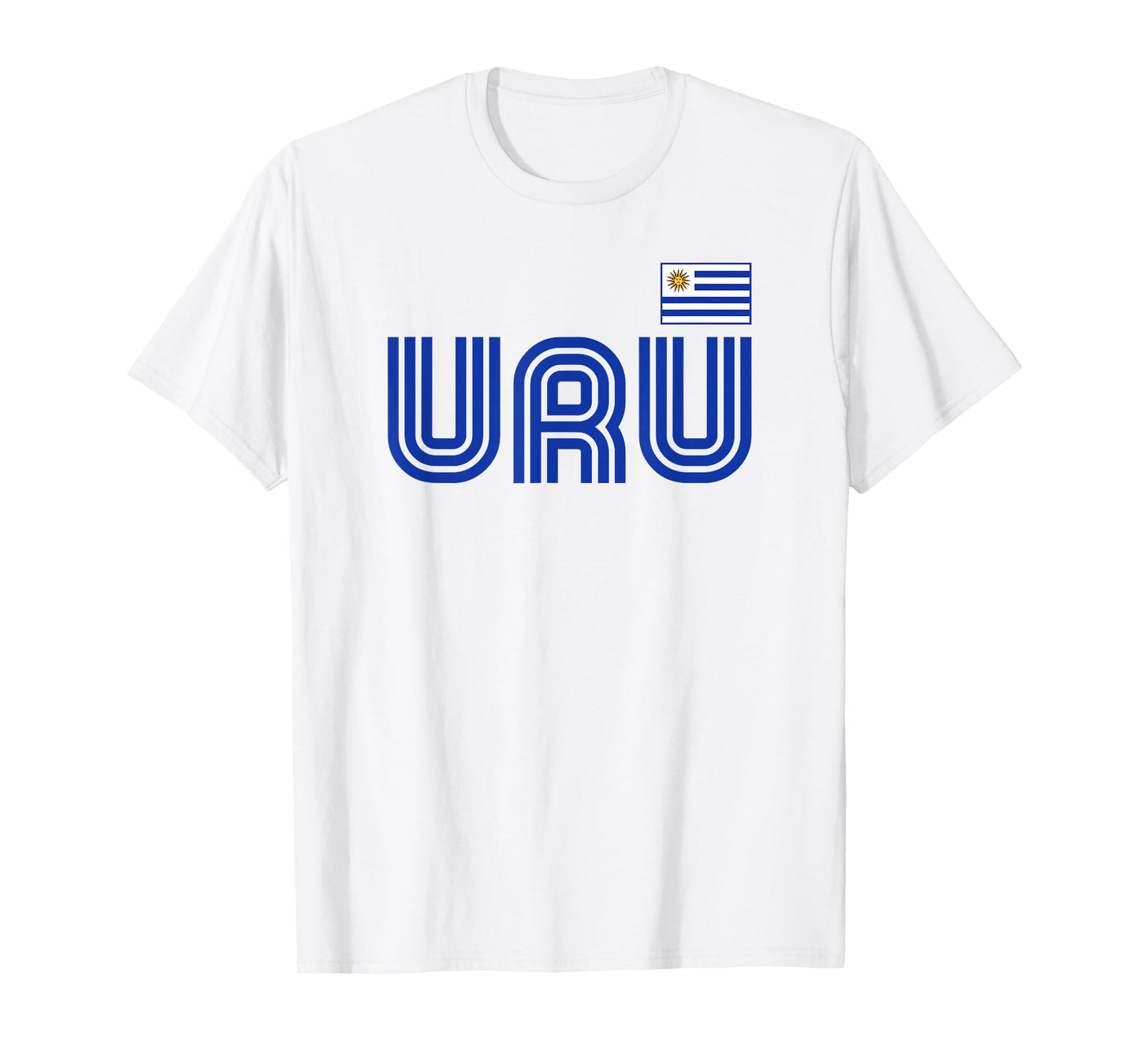 Uruguay Flag Retro International Country Uruguayan Pride T-Shirt