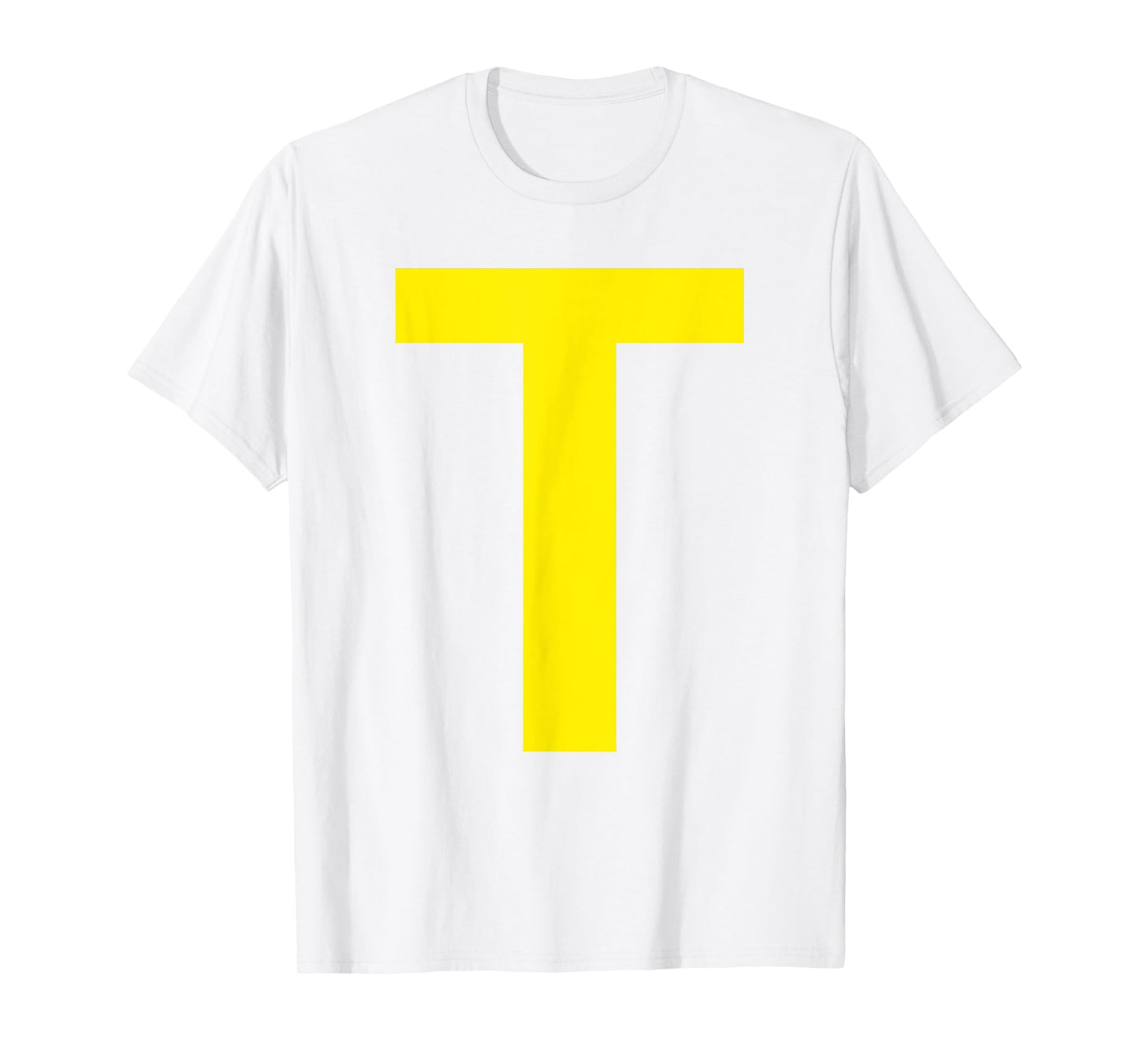 Letter T Funny Chipmunk Group Halloween Thanksgiving Costume T-Shirt