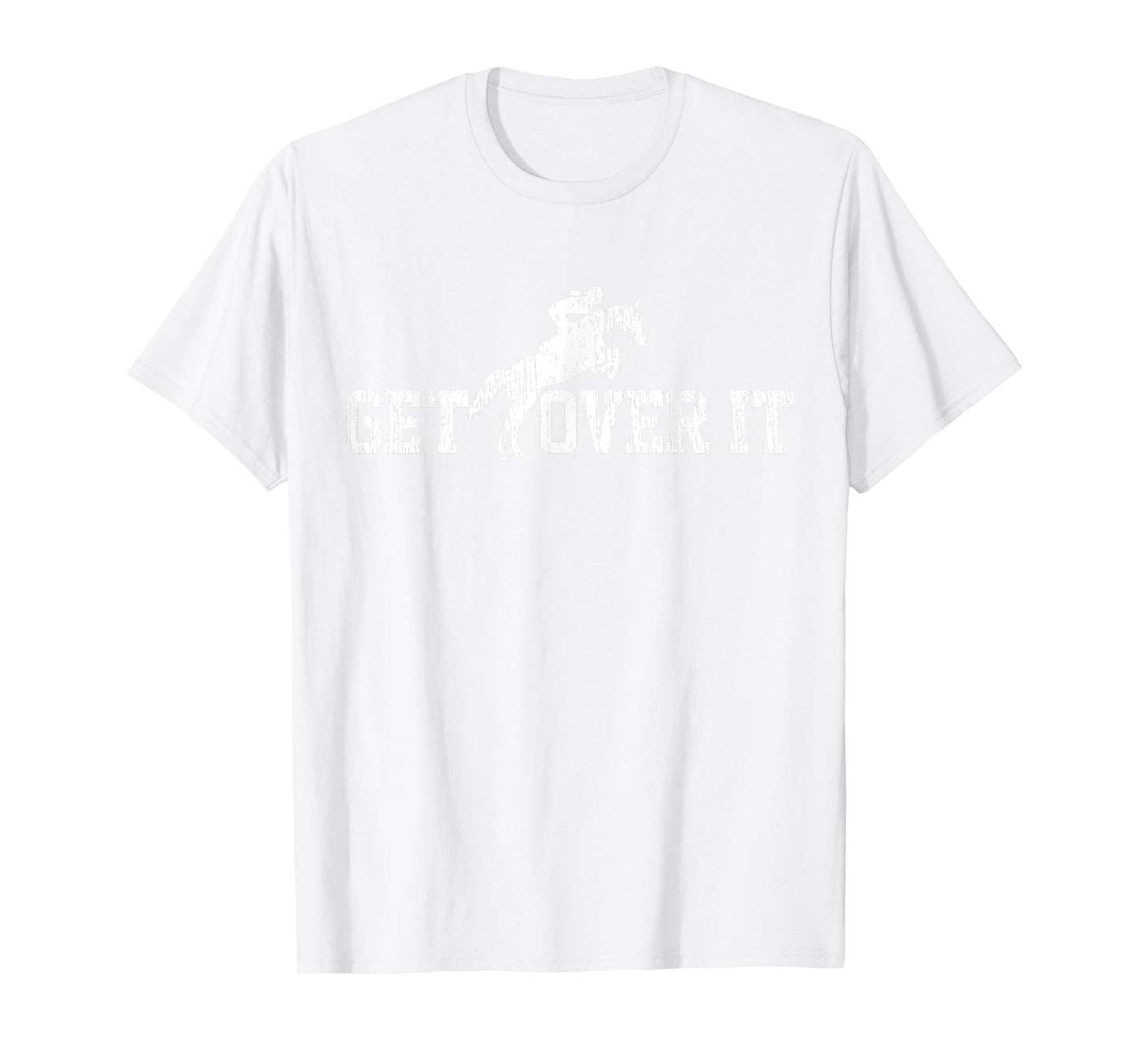 Show Jumping Horse Vintage Gift Horse Riding T-Shirt