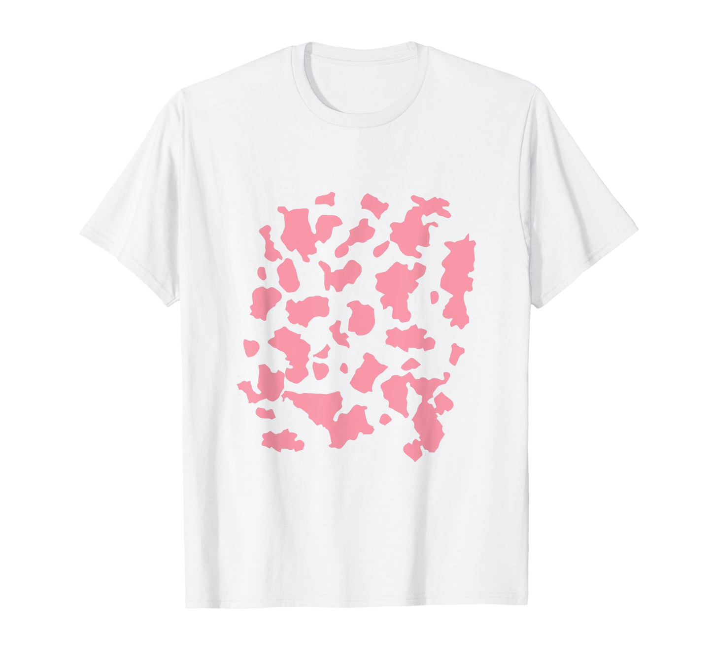 cute Pink Cow Print Aesthetic Pattern For Animal lovers T-Shirt