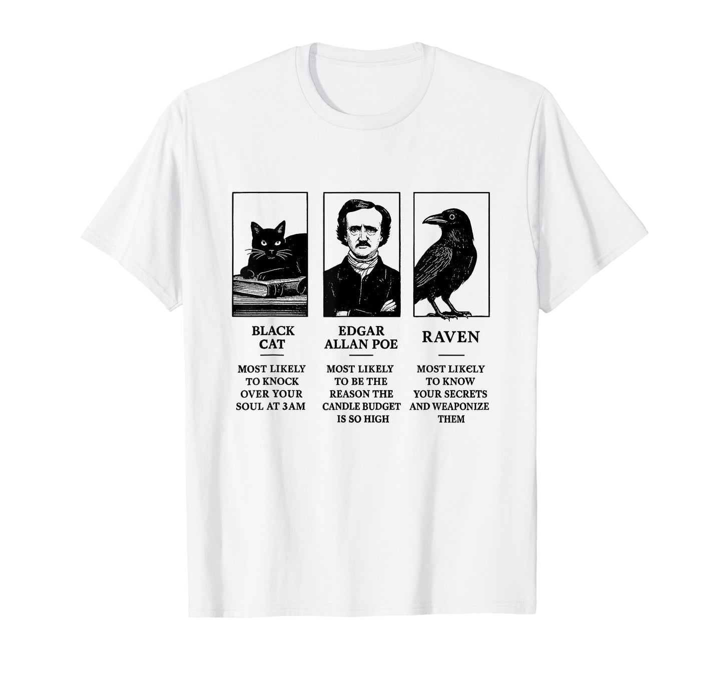 Edgar Allan Poe Most Likely To T-Shirt
