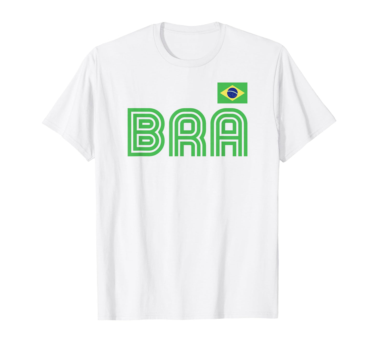 Brazil Flag Retro International Country Brasil Pride T-Shirt