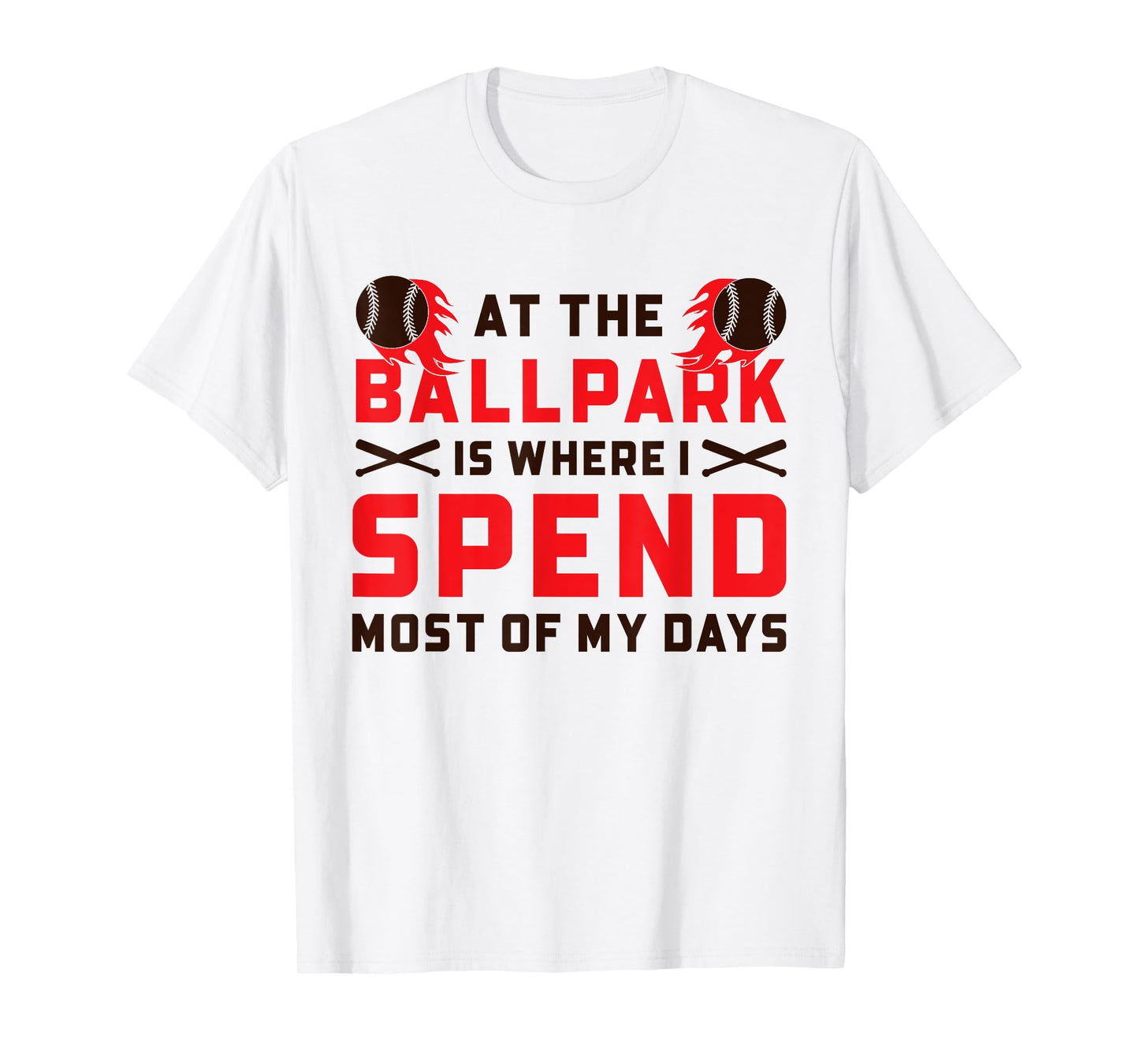 Baseball Softball Mom Ballpark T-Shirt