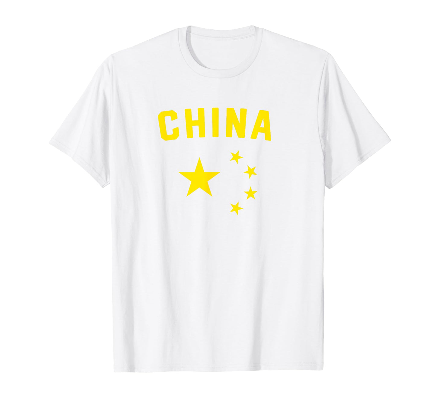 I Love China Minimalist Chinese Flag T-Shirt
