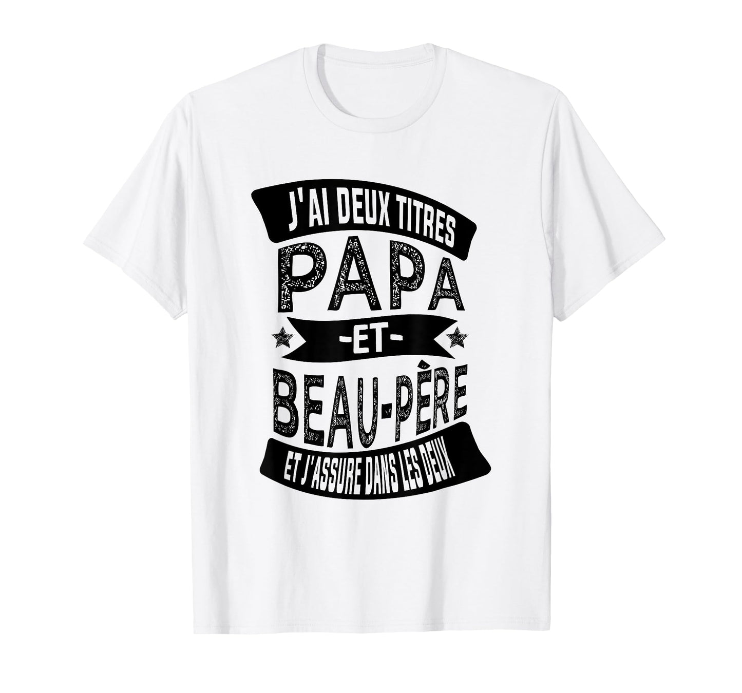Merry Christmas Funny Gift For Dad And Stepfather T-Shirt