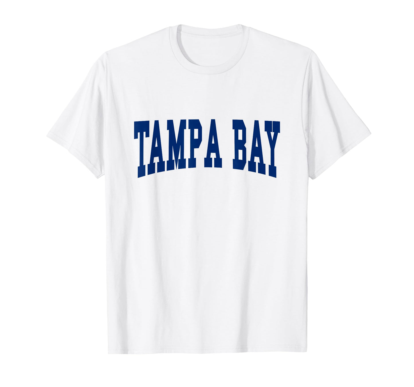 Graphic Apparel Co. - Tampa Bay - Hometown Pride - Throwback Design - Classic Unisex Adults T-Shirt - White - Small - Short Sleeve