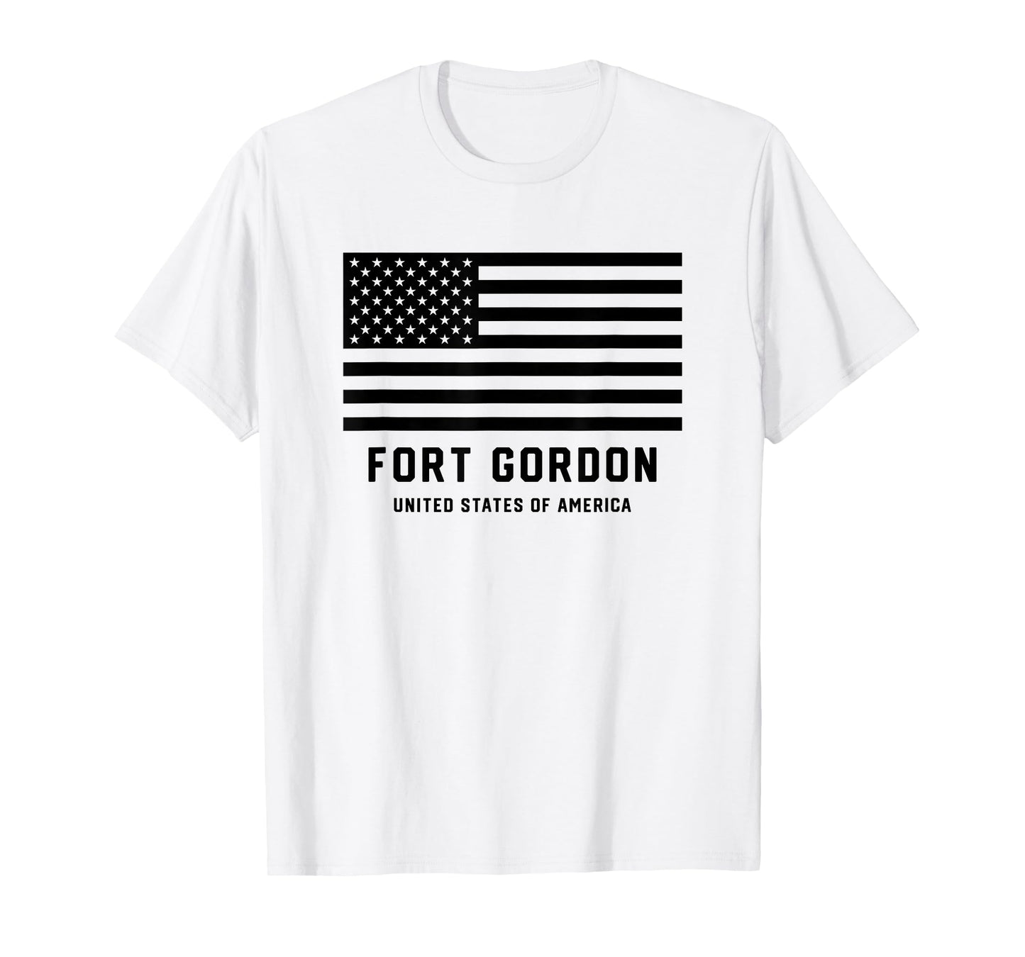Fort Gordon Georgia USA Military American Flag Armed Forces T-Shirt
