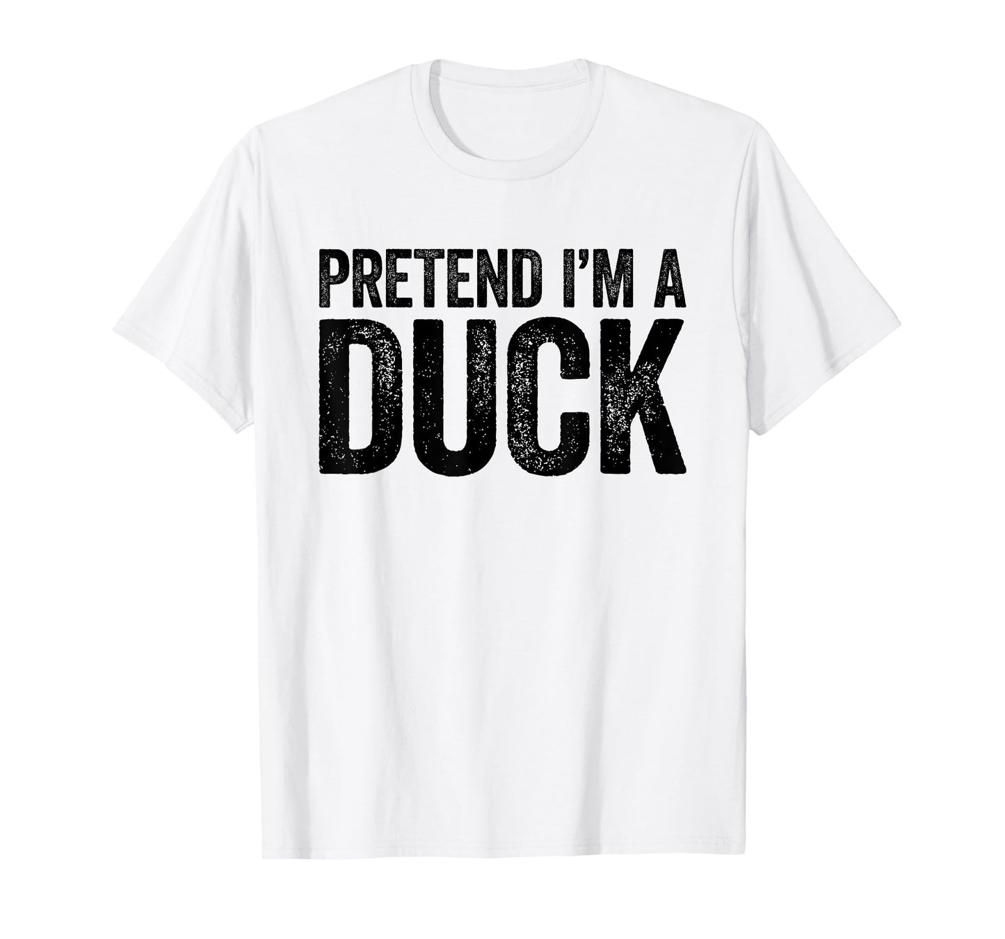 Pretend I'm A Duck Shirt Matching Kids Adult Duck Costume T-Shirt