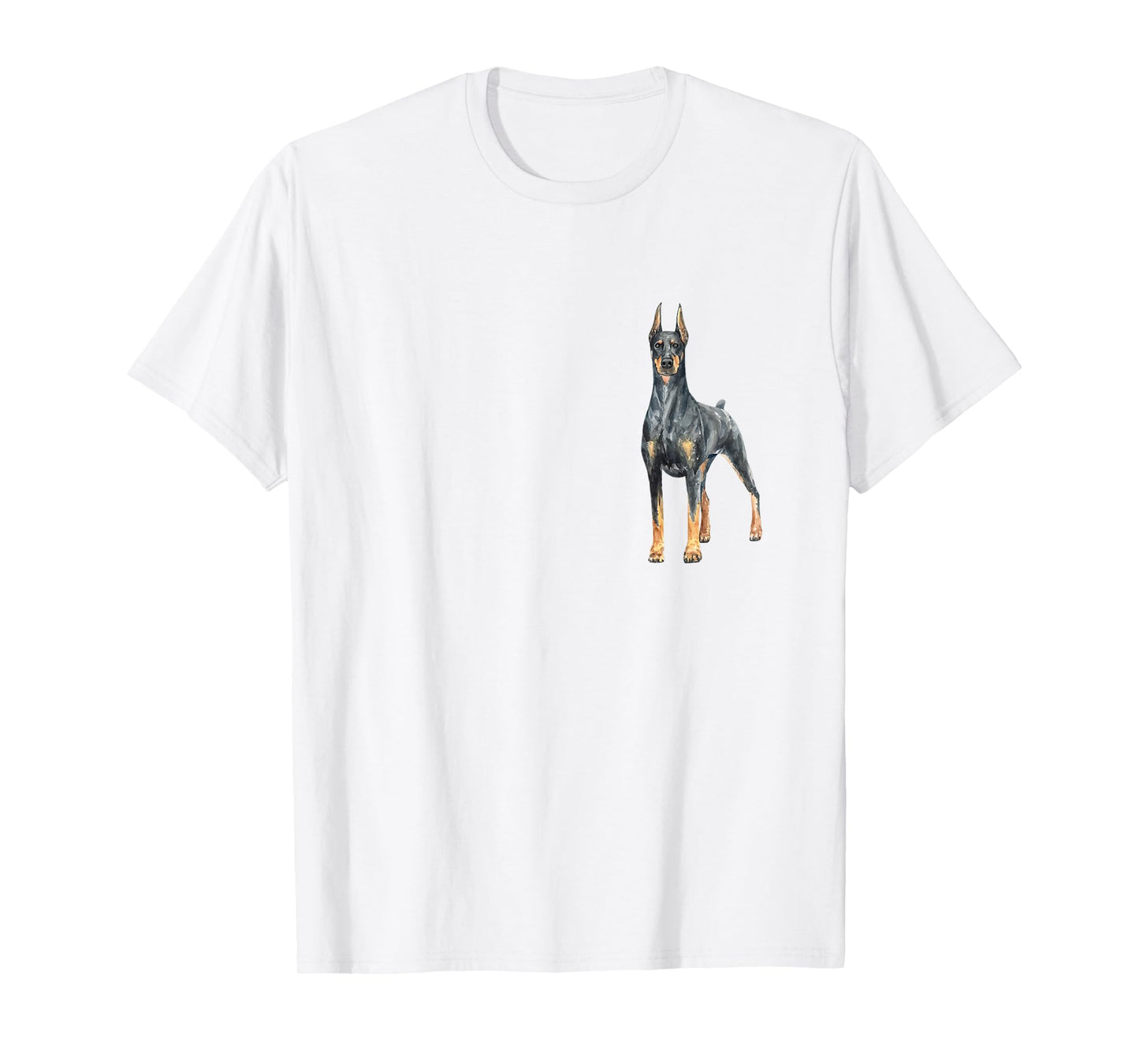 #snirt Doberman T-Shirt with Breed Dog Motif Hoodie Print T-Shirt