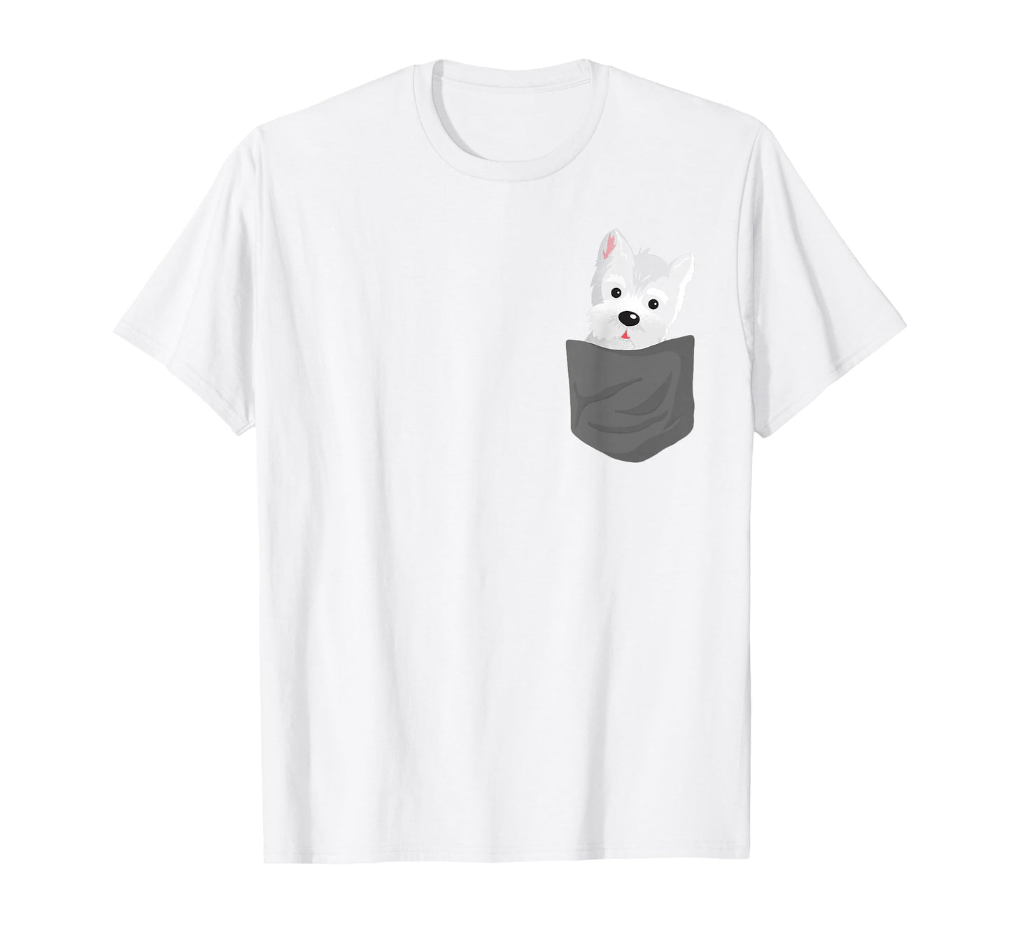 Dog in A Pocket Cute Westie Terrier Lover Puppy T-Shirt