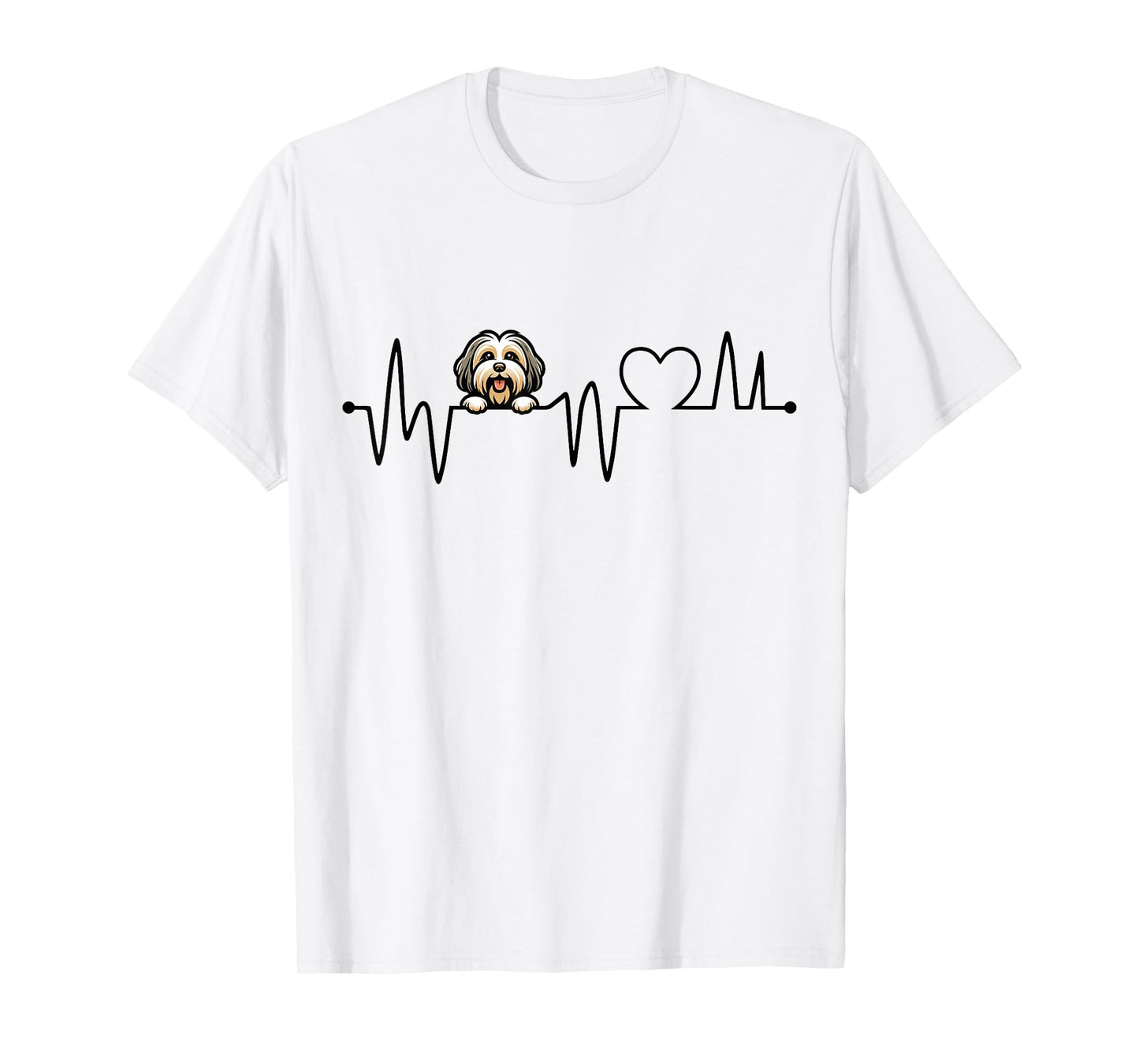 Havanese Heartbeat - Men Women Kids Havanese Lover T-Shirt