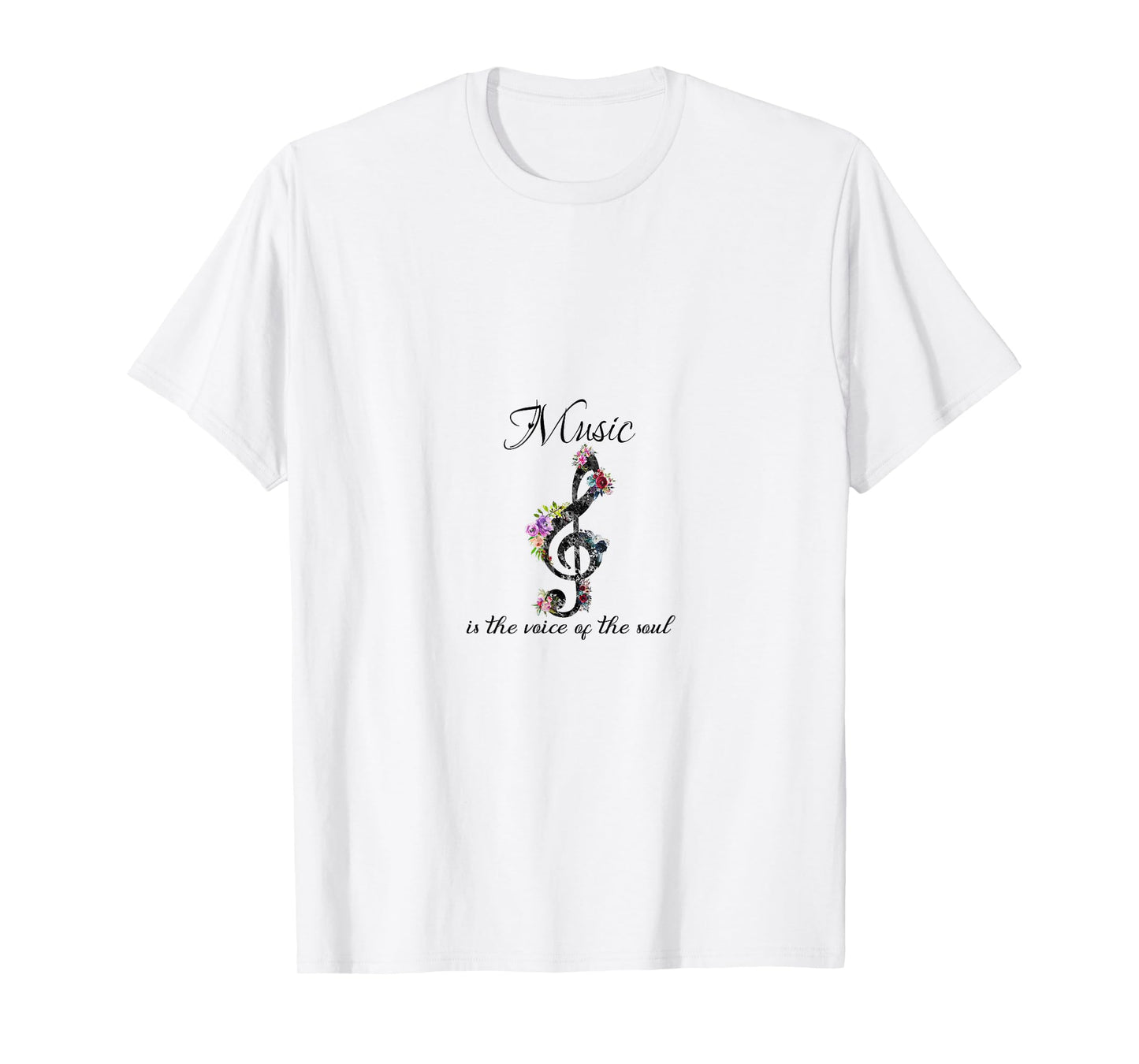 Music Is The Voice Of The Soul Music Note T-Shirt
