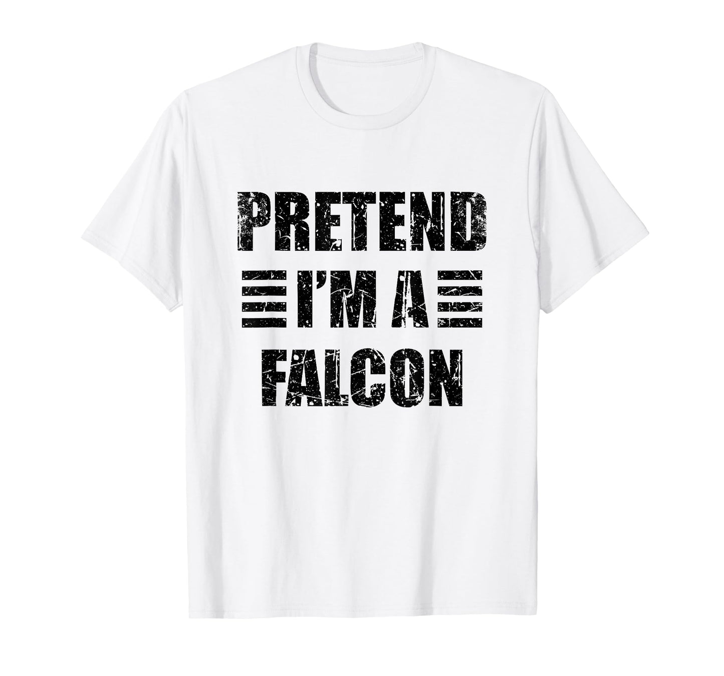 Vintage Pretend I'm a Falcon Lazy Halloween Costume T-Shirt