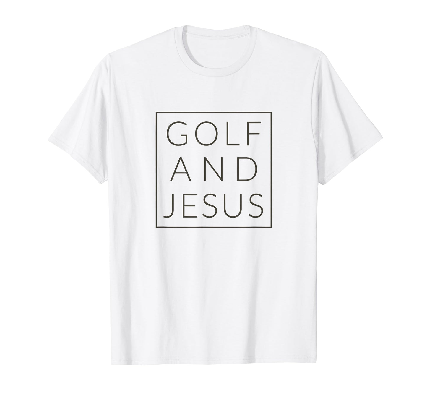 Golf and Jesus, Christian Golfer Fun Golfing Sport Tshirt T-Shirt