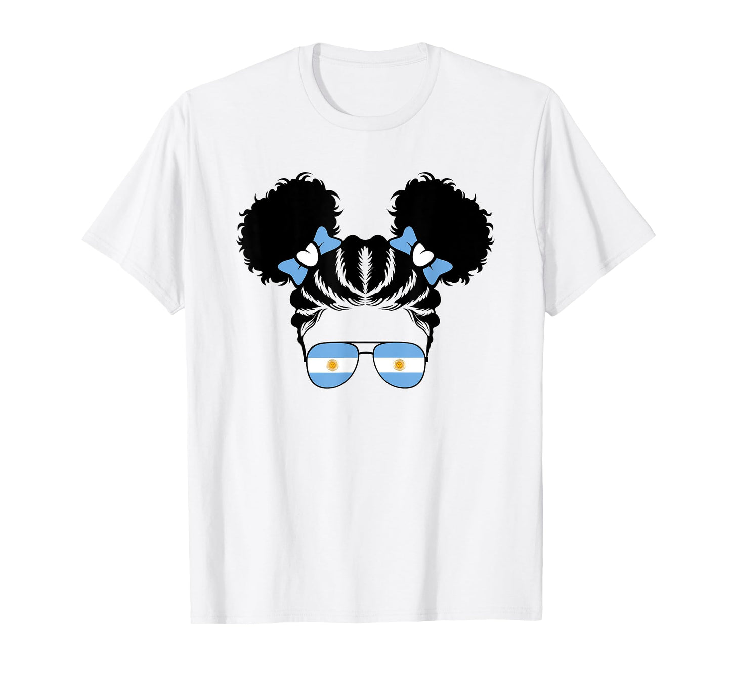 Argentinian Girl Kids Argentine Argentina Flag Youth Girls T-Shirt