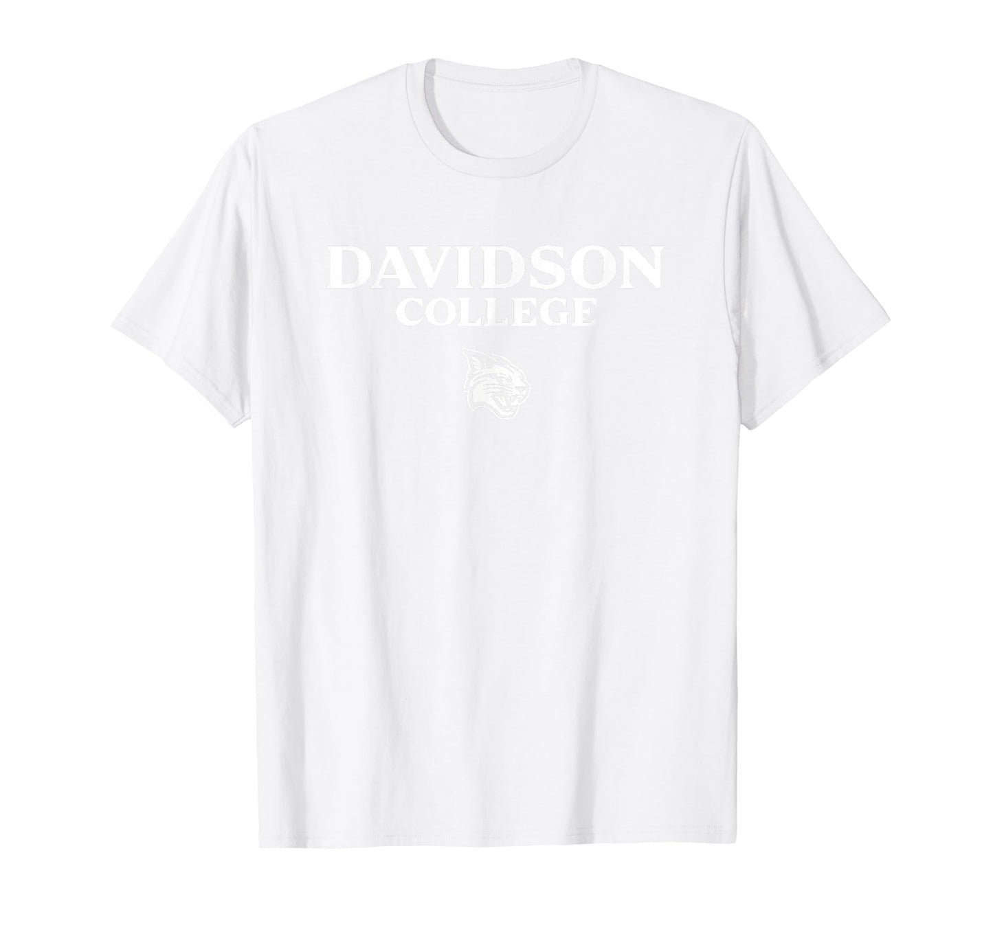 Davidson College WIldcats Arched One Color Logo T-Shirt