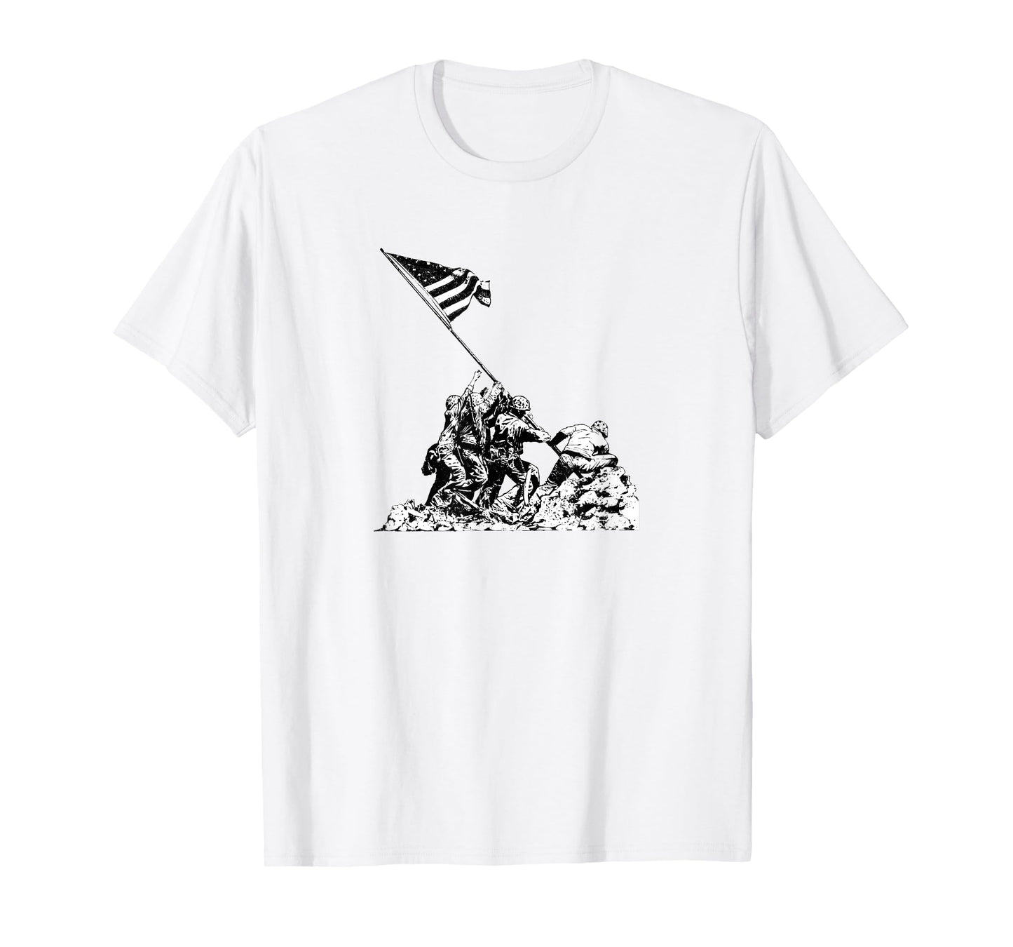 Raising Flag on Iwo Jima T Shirt
