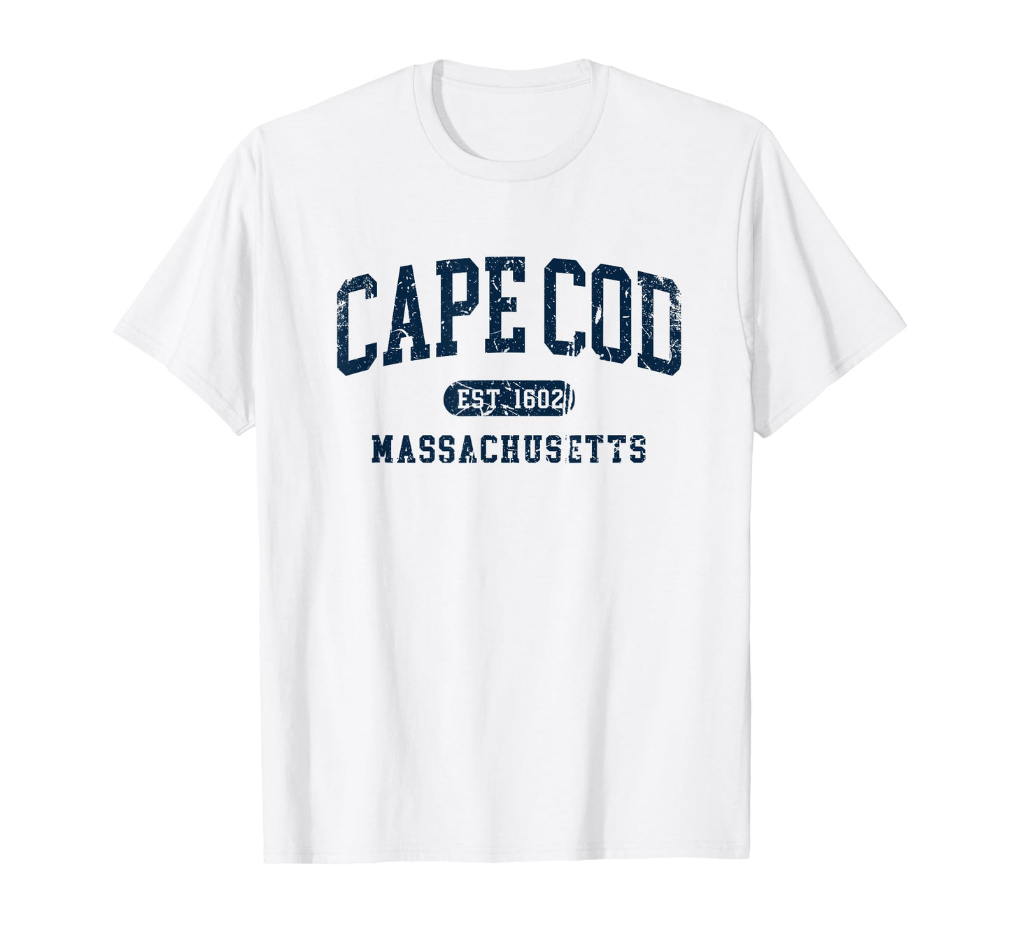 Vintage Cape Cod Est 1602 Massachusetts MA Retro distressed T-Shirt