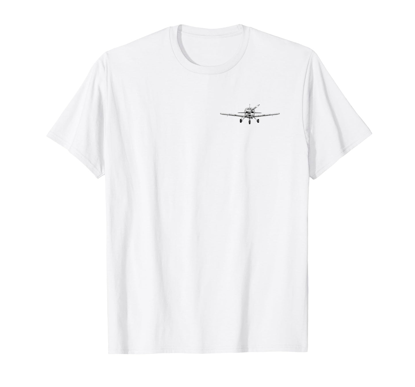 Pilot Piper Flying Airplane Mode On (2-Sided) T-Shirt
