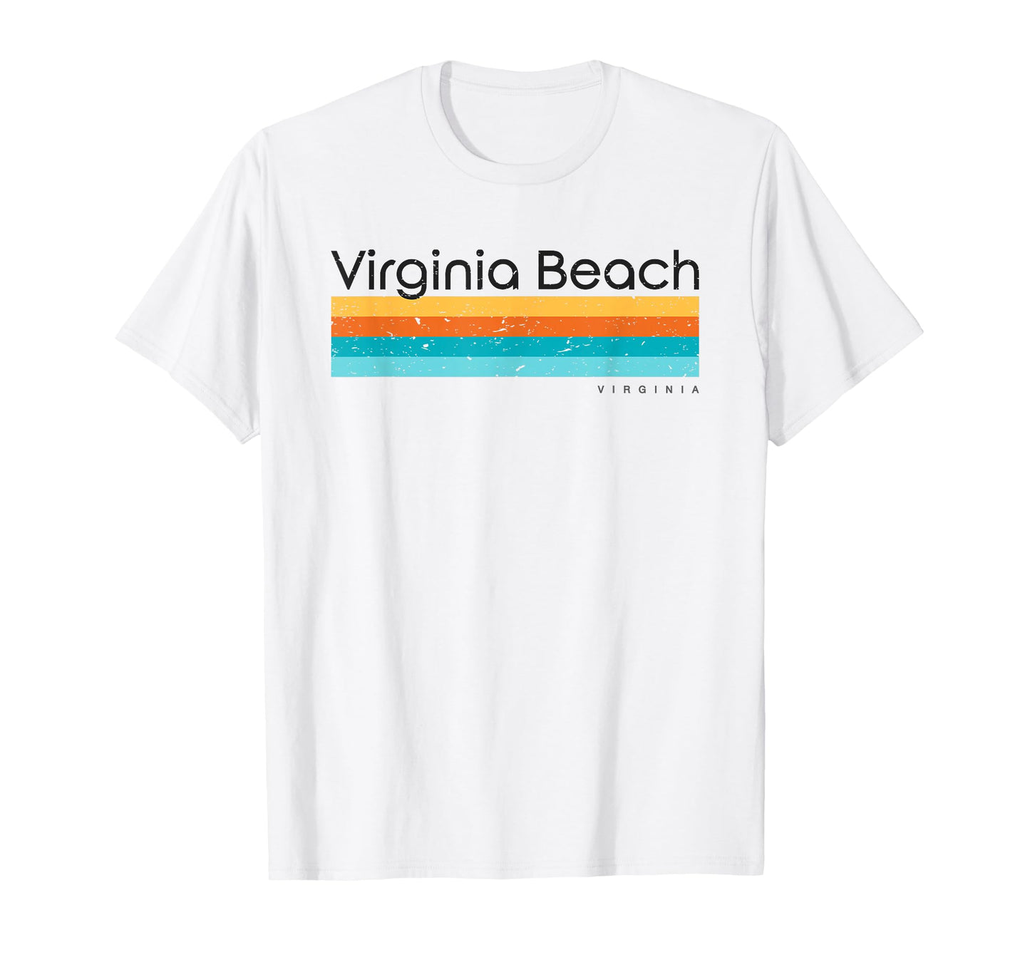 Vintage Virginia Beach Virginia VA Retro Design T-Shirt