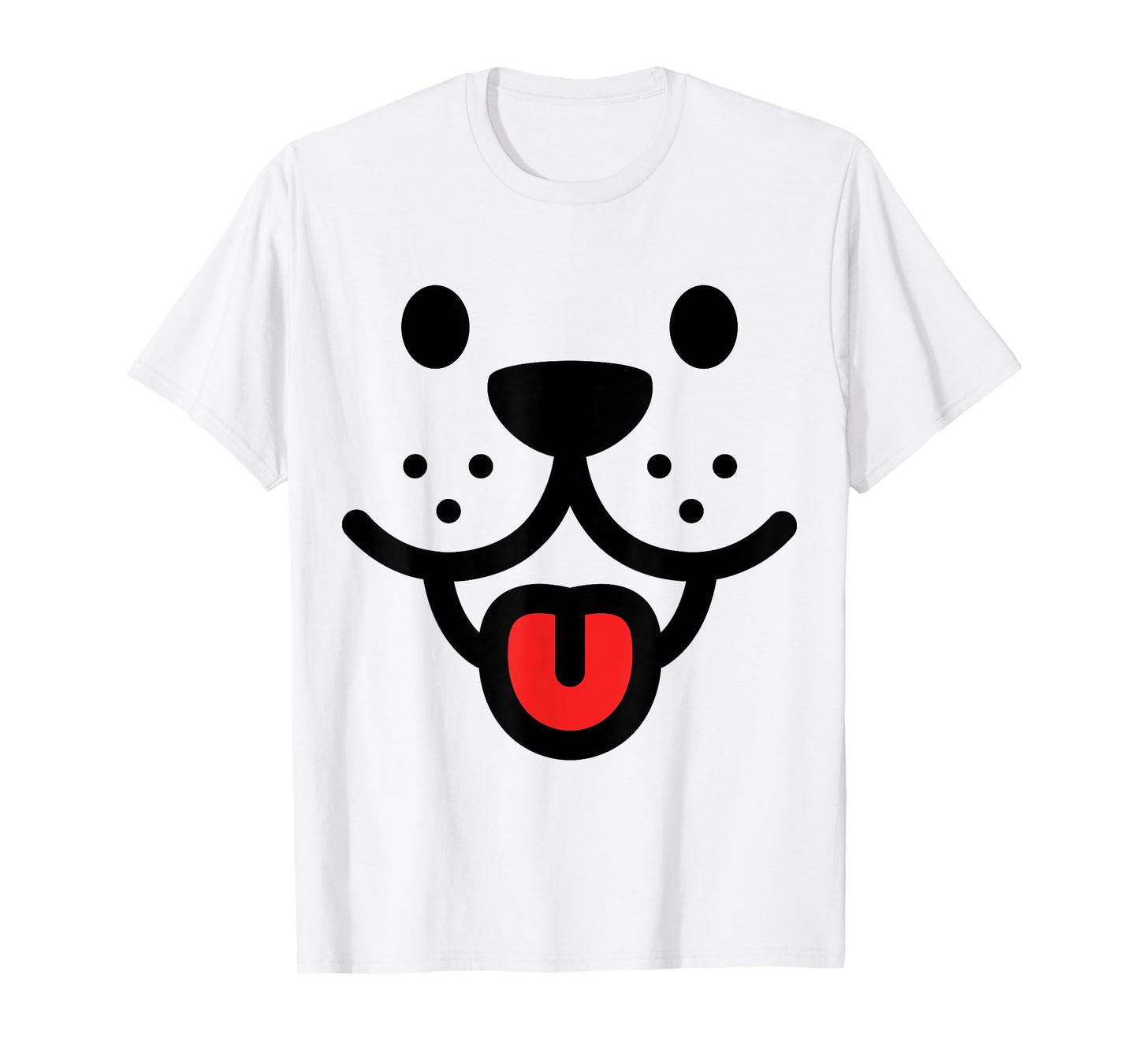 Cute Smiling Dog Face T-Shirt